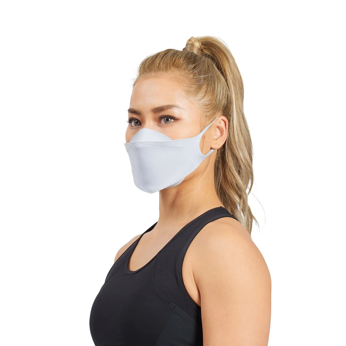 HiQPRO Reusable Mask Powered by airDefender Patented Antimicrobial Technology in Solid Color - Image 14