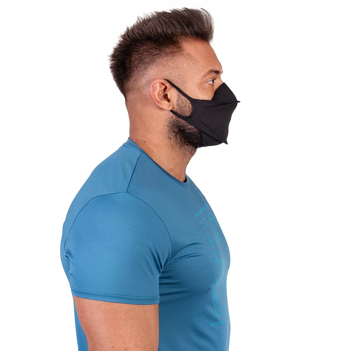 HiQPRO Reusable Mask Powered by airDefender Patented Antimicrobial Technology in Solid Color - Image 7