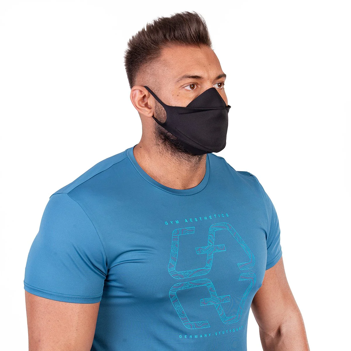 HiQPRO Reusable Mask Powered by airDefender Patented Antimicrobial Technology in Solid Color - Image 8