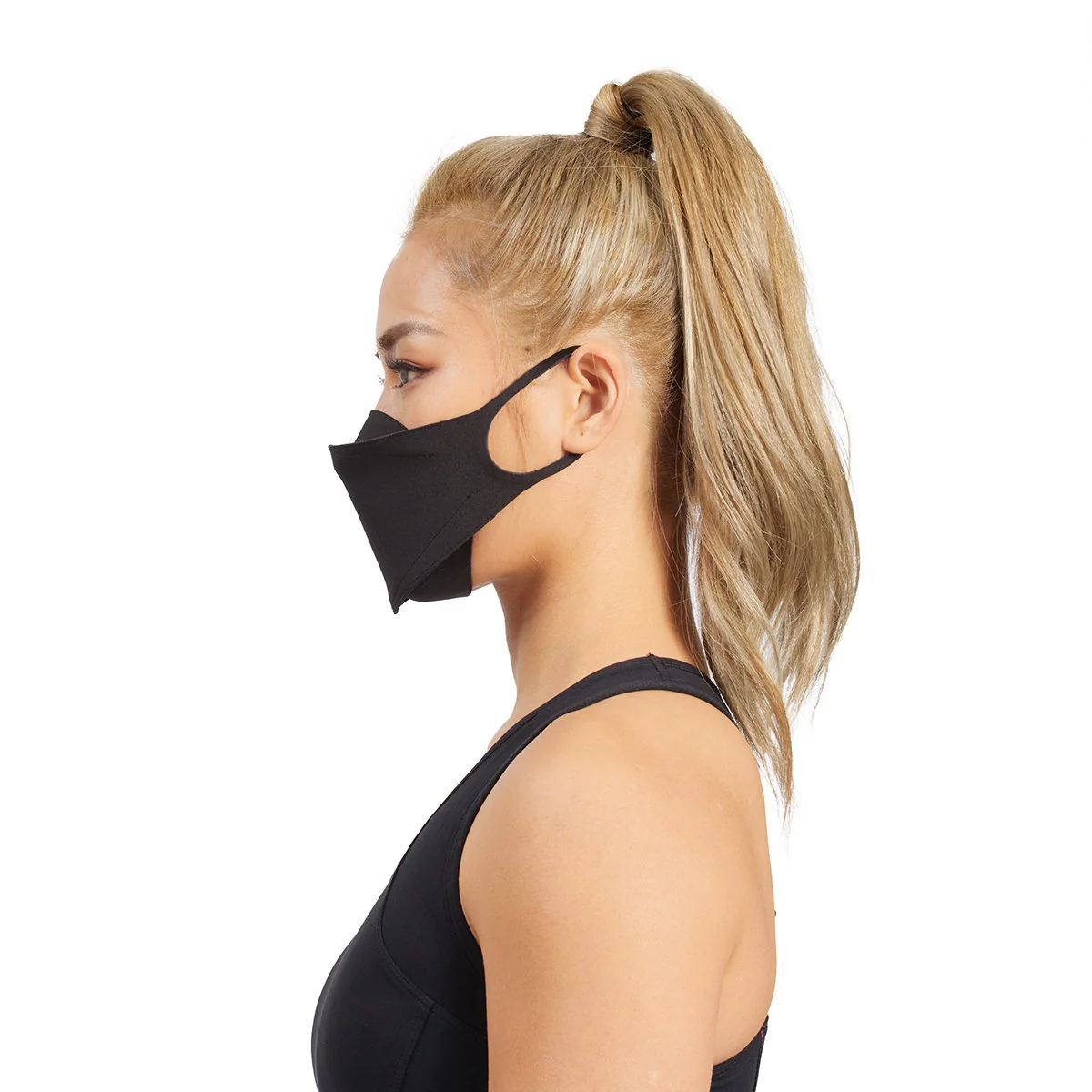 HiQPRO Reusable Mask Powered by airDefender Patented Antimicrobial Technology in Solid Color - Image 9