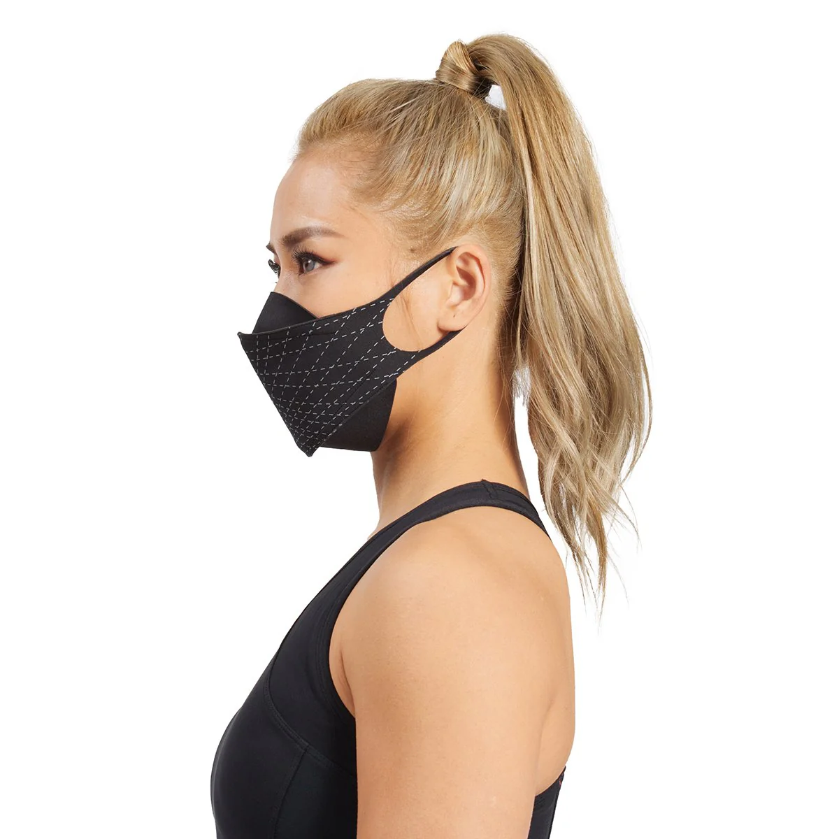 HiQPRO Reusable Mask Powered by airDefender Patented Antimicrobial Technology with printing - Image 10