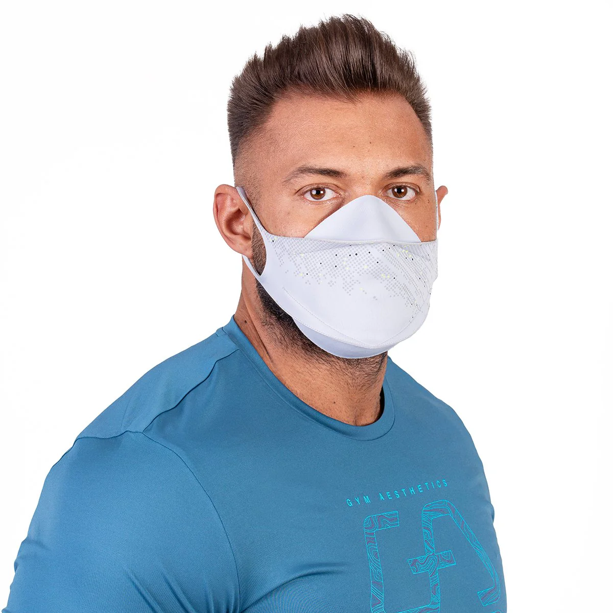 HiQPRO Reusable Mask Powered by airDefender Patented Antimicrobial Technology with printing - Image 11