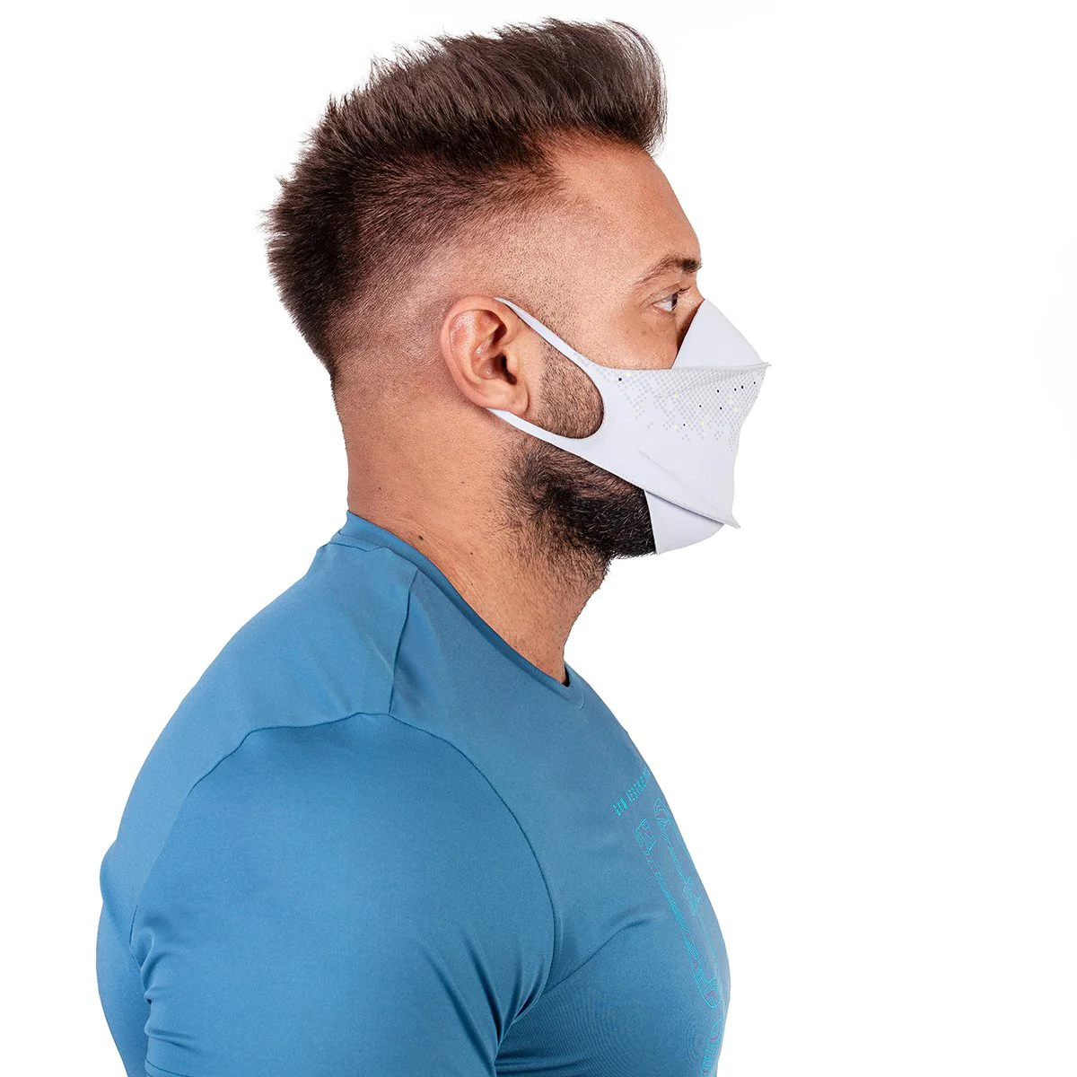 HiQPRO Reusable Mask Powered by airDefender Patented Antimicrobial Technology with printing - Image 13