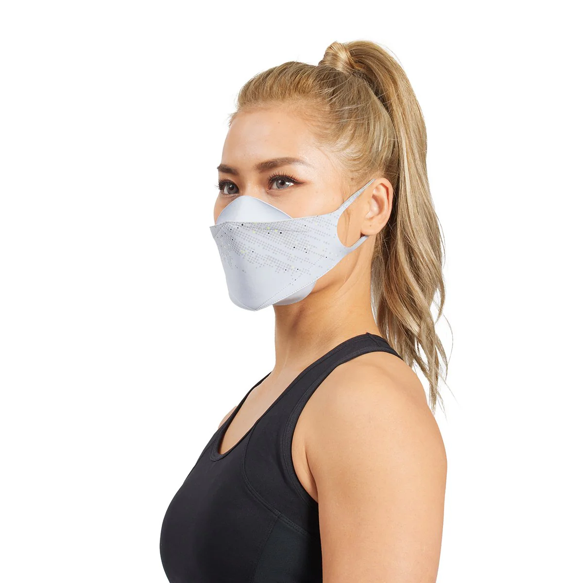 HiQPRO Reusable Mask Powered by airDefender Patented Antimicrobial Technology with printing - Image 14