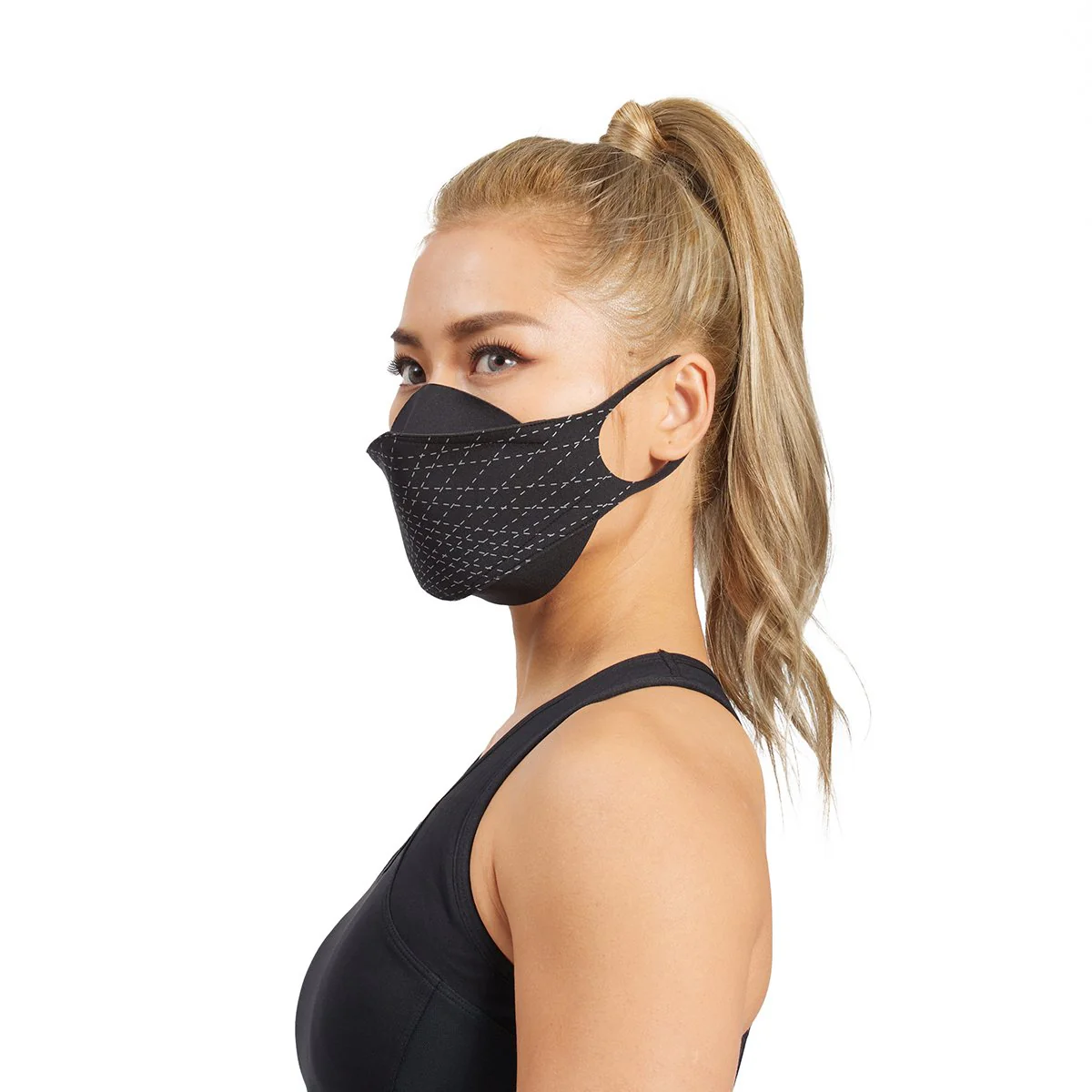 HiQPRO Reusable Mask Powered by airDefender Patented Antimicrobial Technology with printing - Image 9