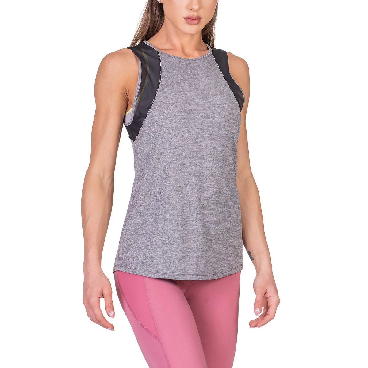 Workout Mighty Tech Mesh Sleeveless Tank Top for Women - Image 15