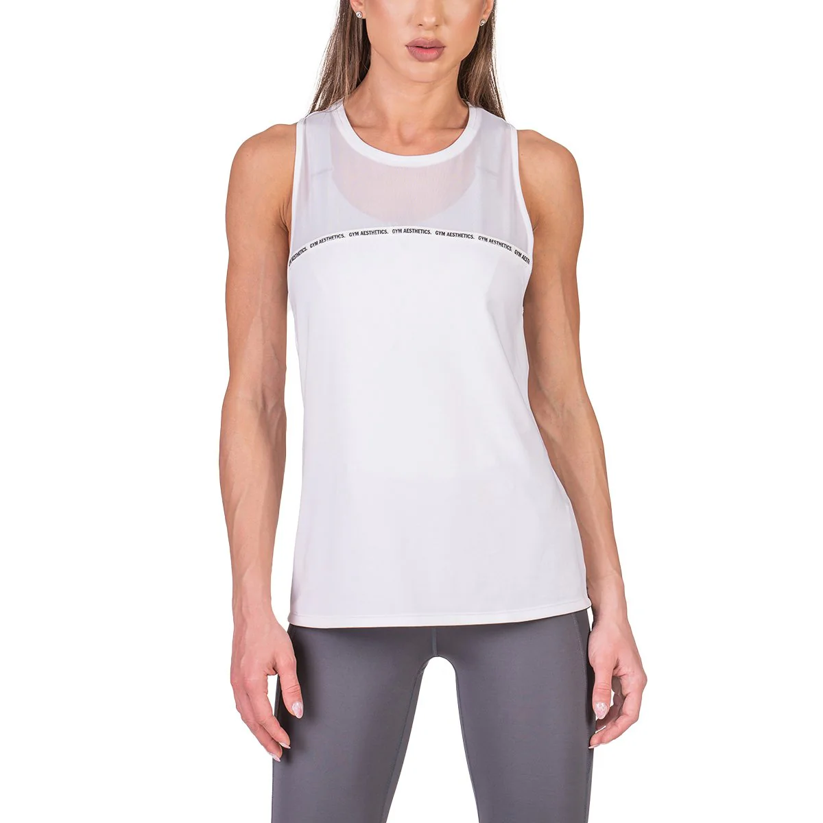 Workout Mighty Tech Mesh Gym Tank for Women - Image 15