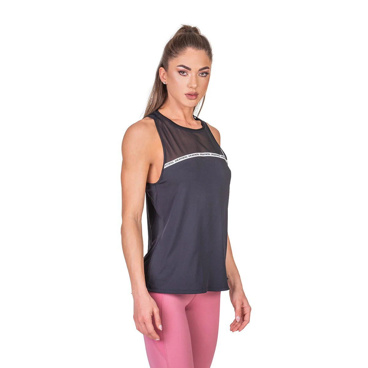 Workout Mighty Tech Mesh Gym Tank for Women - Image 3