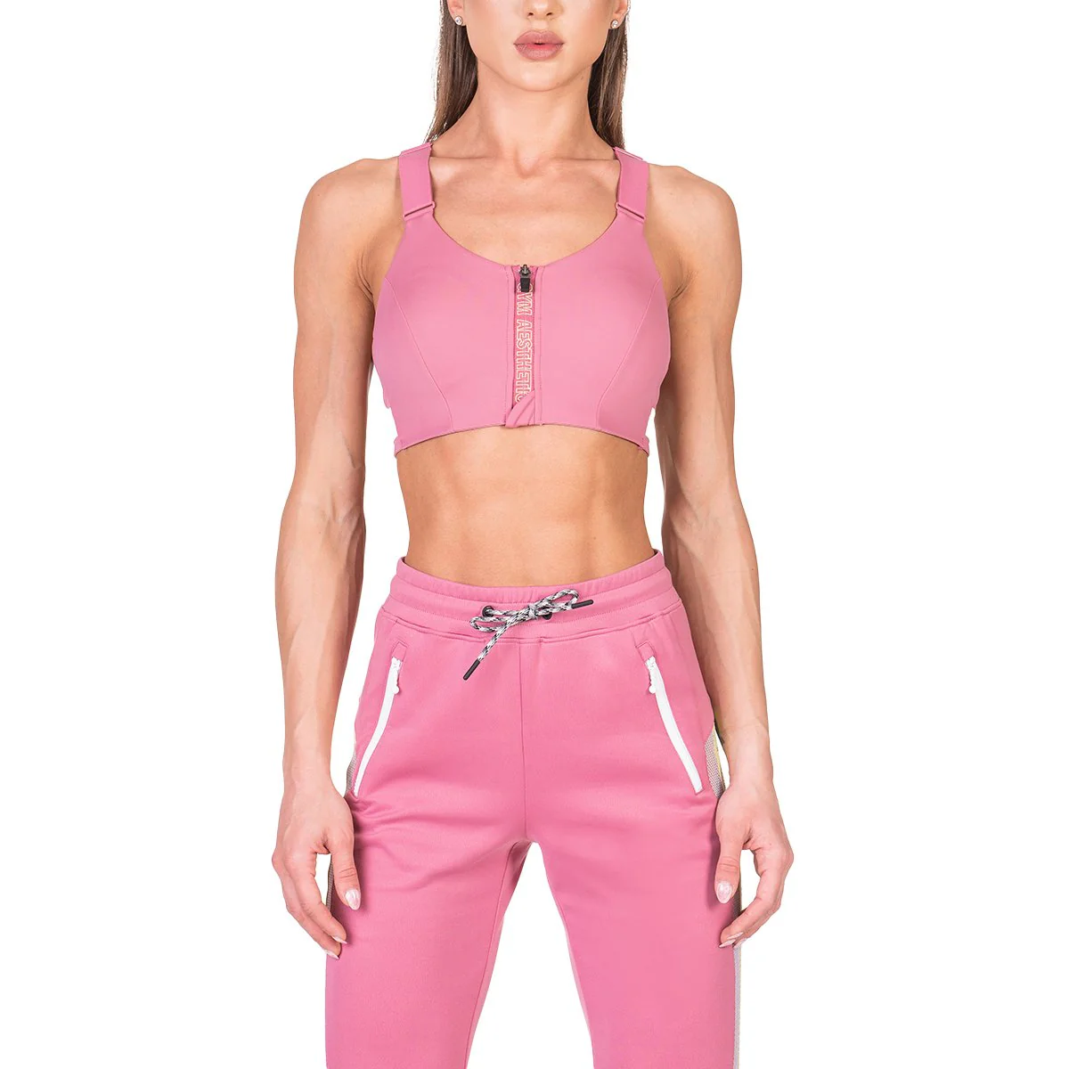 Training Zip Sports Bra for Women - Image 15