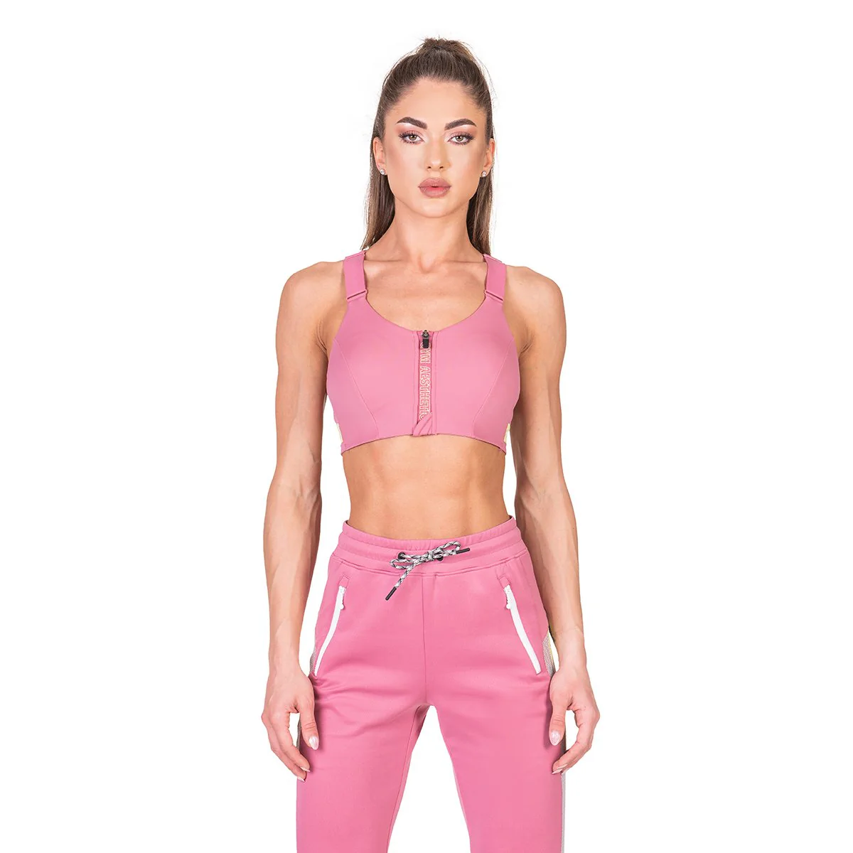 Training Zip Sports Bra for Women - Image 18