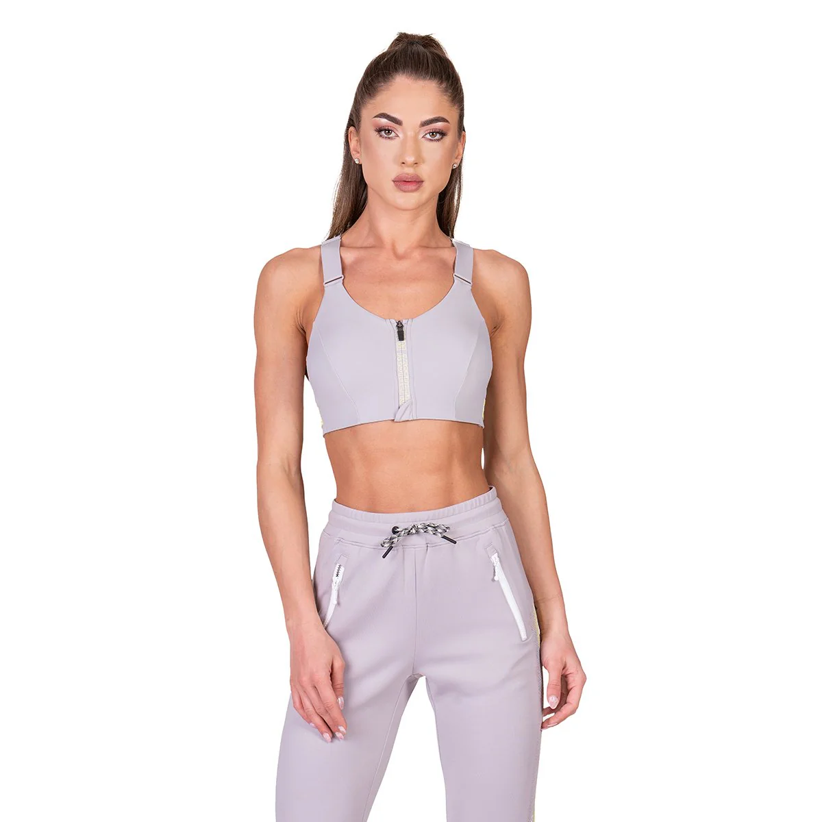 Training Zip Sports Bra for Women - Image 25