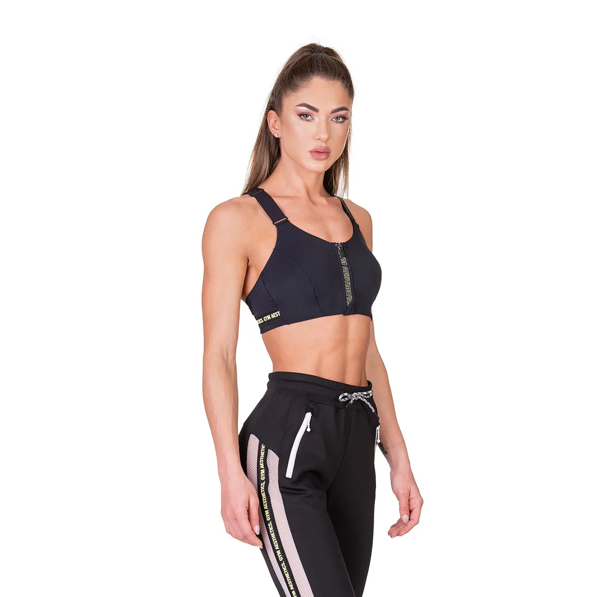 Training Zip Sports Bra for Women - Image 3