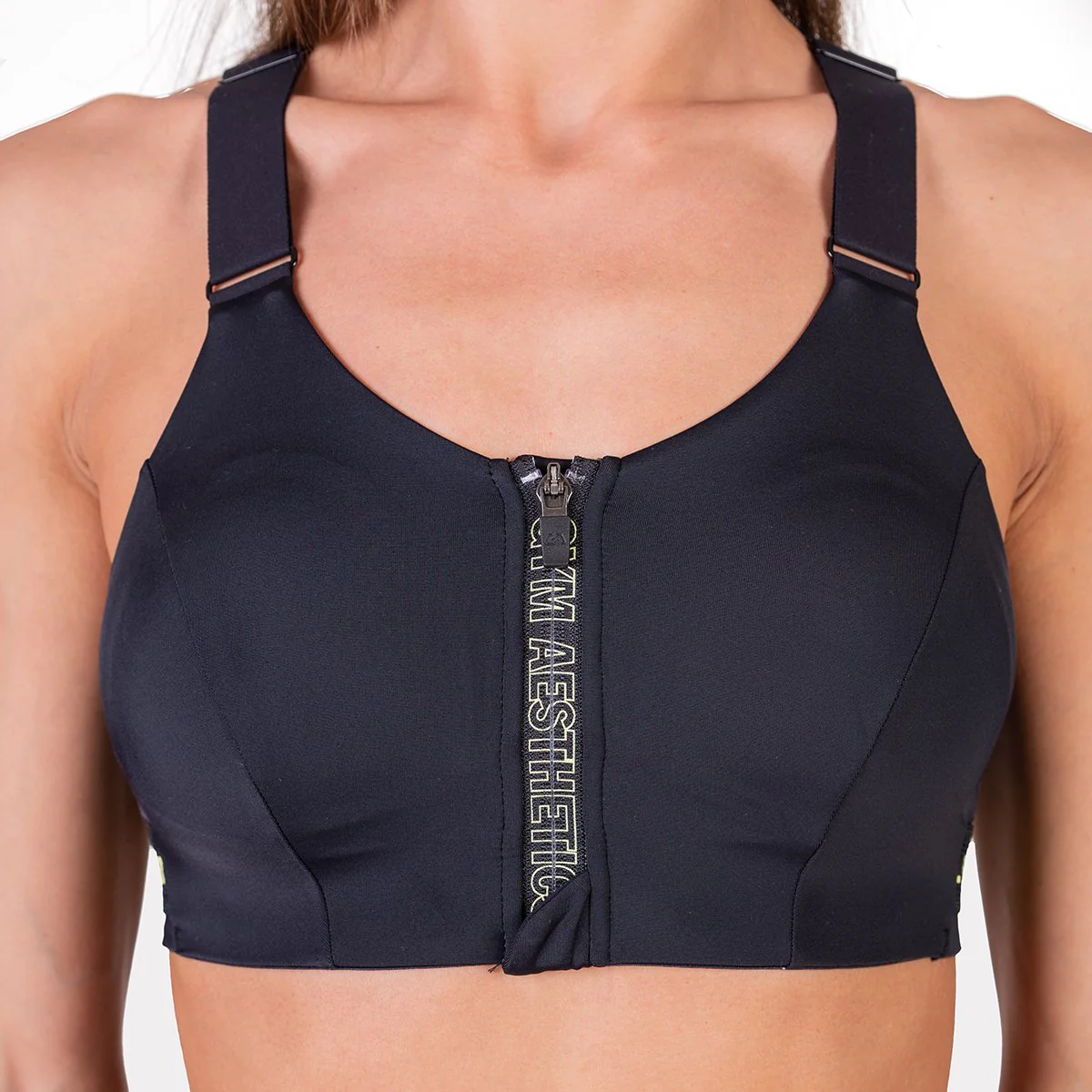 Training Zip Sports Bra for Women - Image 5