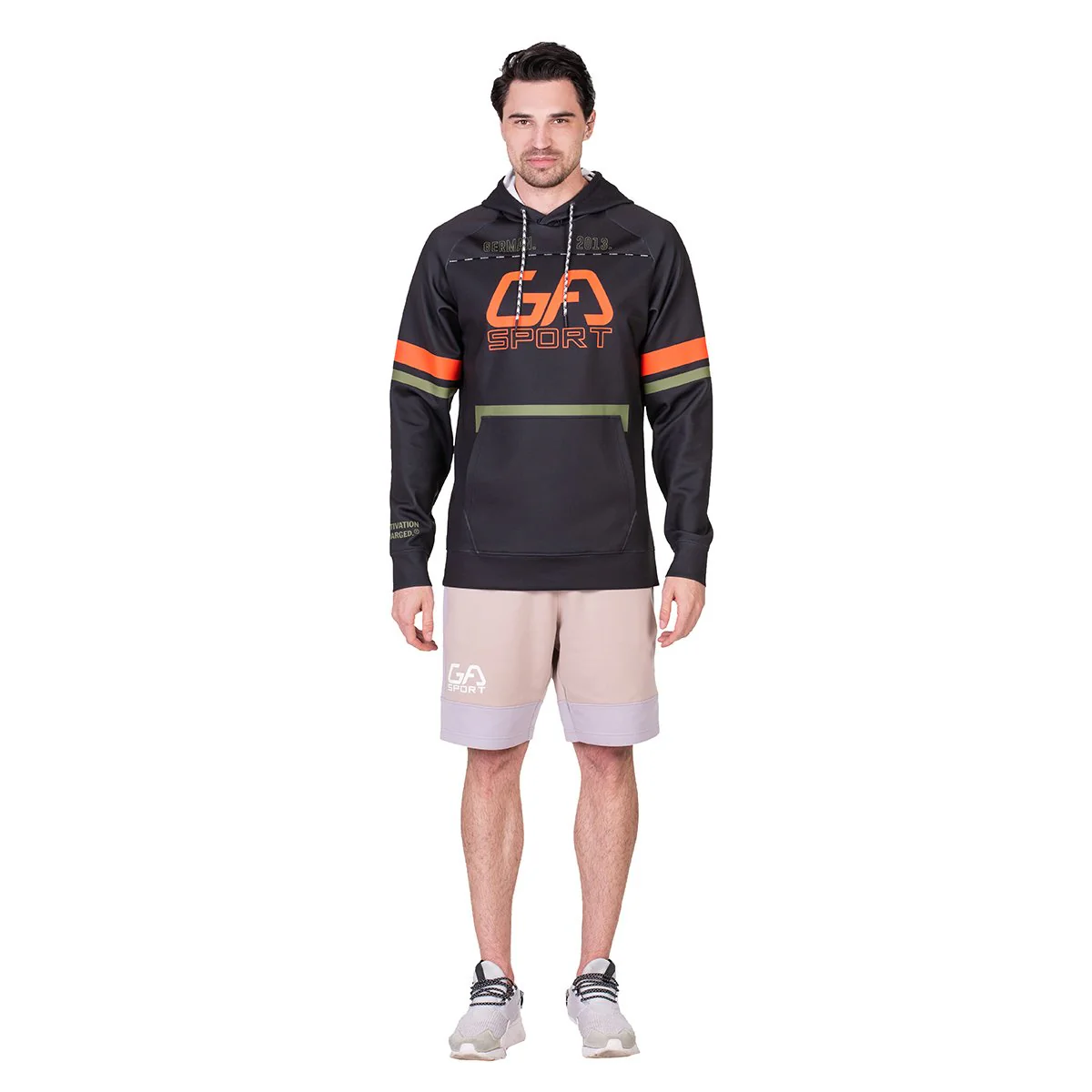Training Color Blocking Hoodies for Men - Image 3