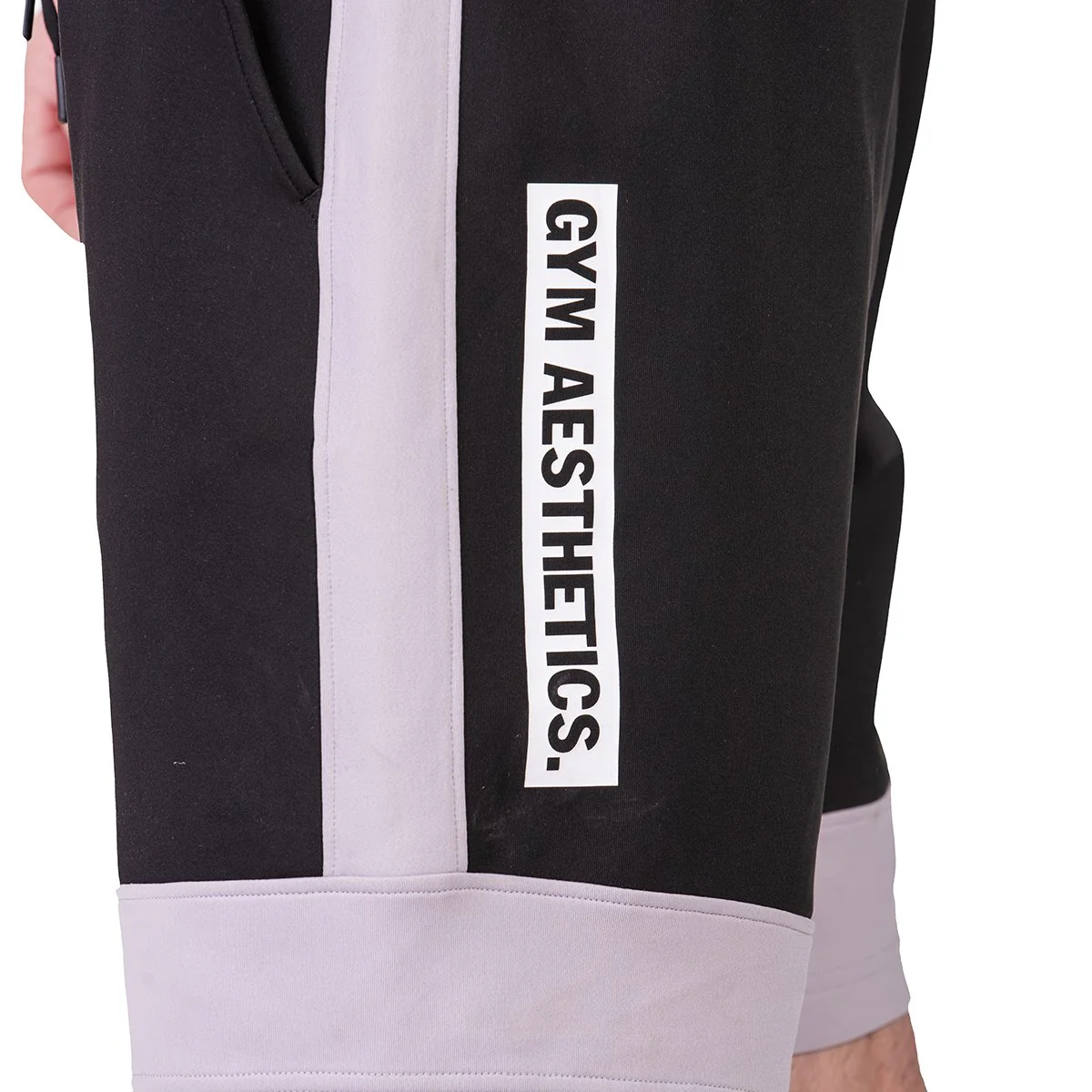 Workout Color Blocking Cotton Touch 9 inch Running Shorts for Men - Image 13
