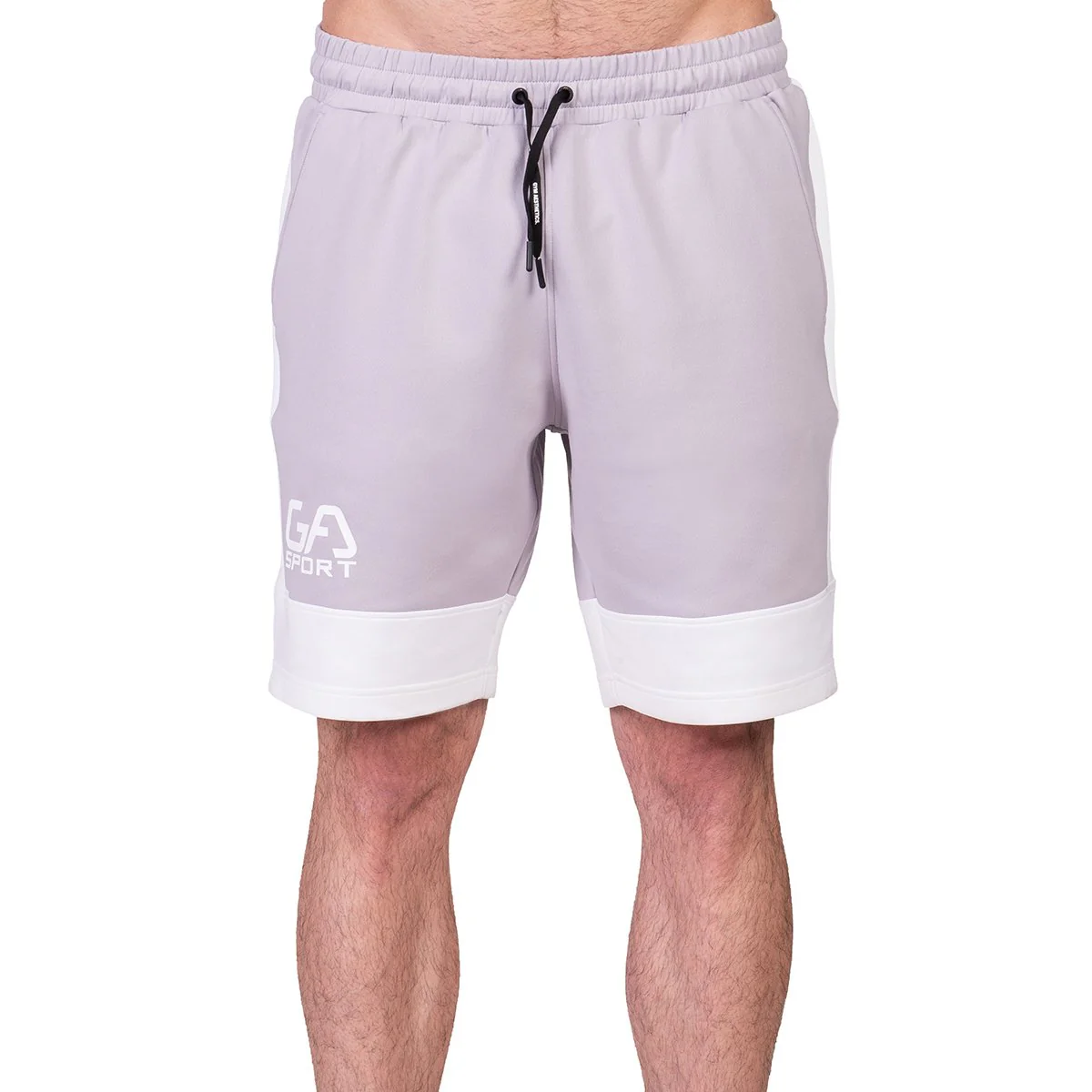 Workout Color Blocking Cotton Touch 9 inch Running Shorts for Men - Image 15