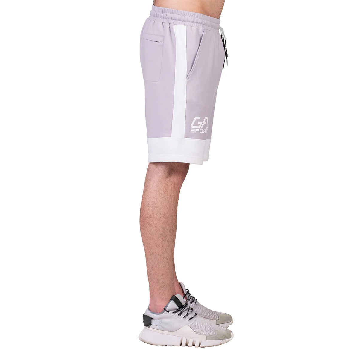 Workout Color Blocking Cotton Touch 9 inch Running Shorts for Men - Image 18