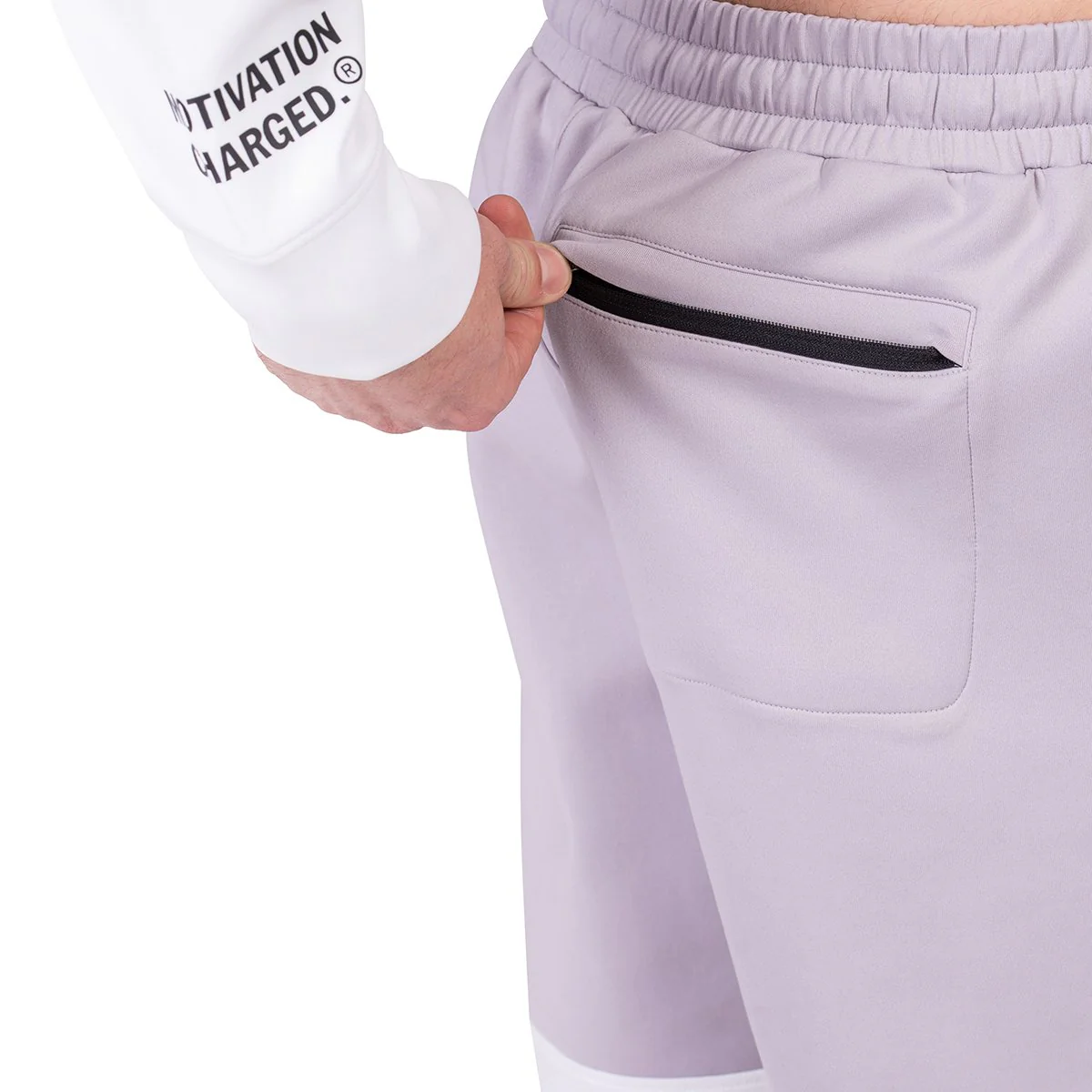 Workout Color Blocking Cotton Touch 9 inch Running Shorts for Men - Image 21