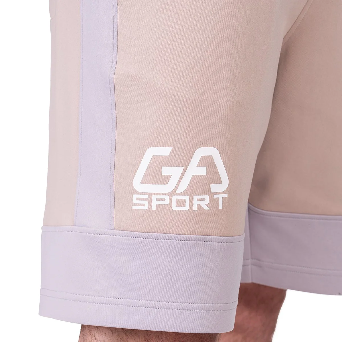 Workout Color Blocking Cotton Touch 9 inch Running Shorts for Men - Image 6