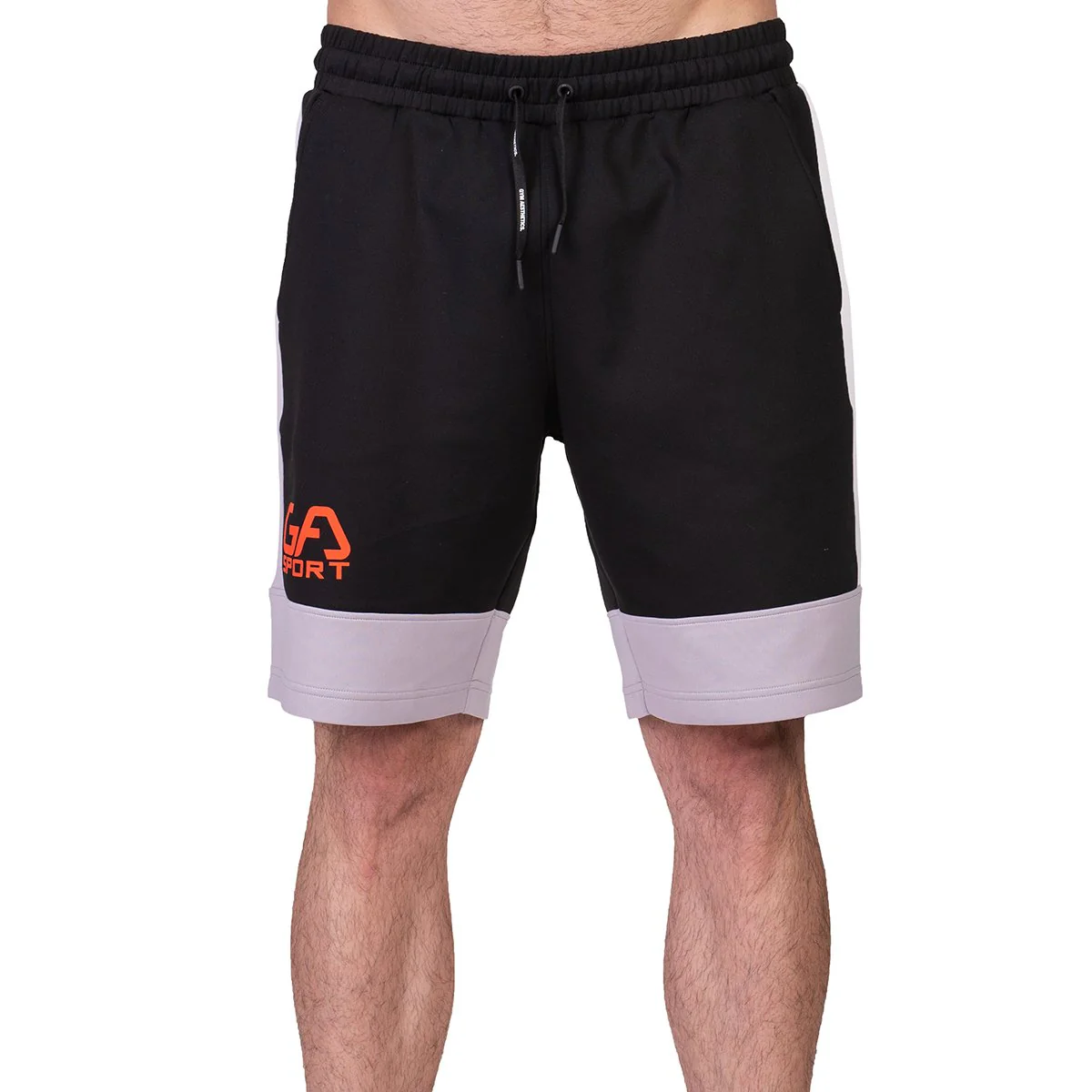 Workout Color Blocking Cotton Touch 9 inch Running Shorts for Men - Image 8