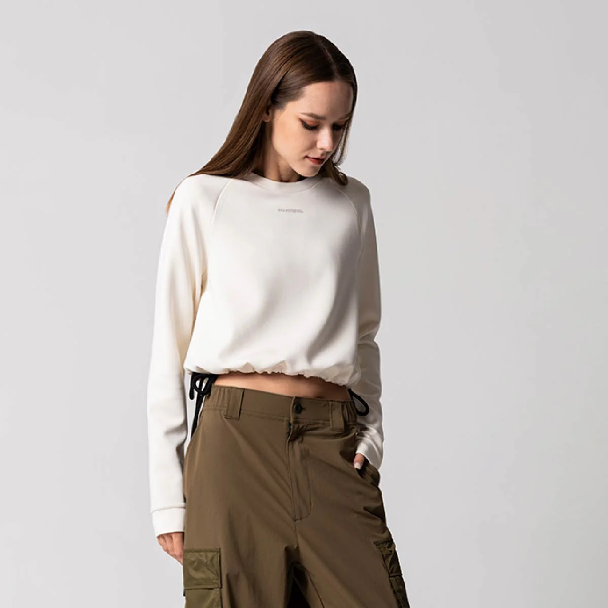 Cropped Everyday Wears Sweatshirt for Women