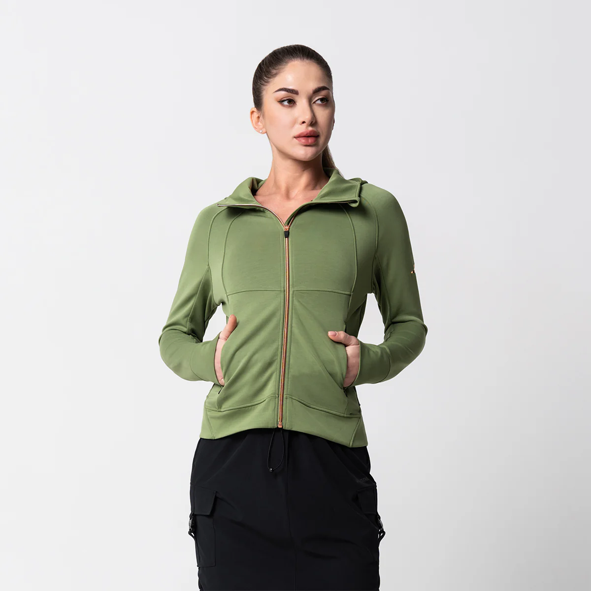 Athleisure Fancy Logo Jacket for Women