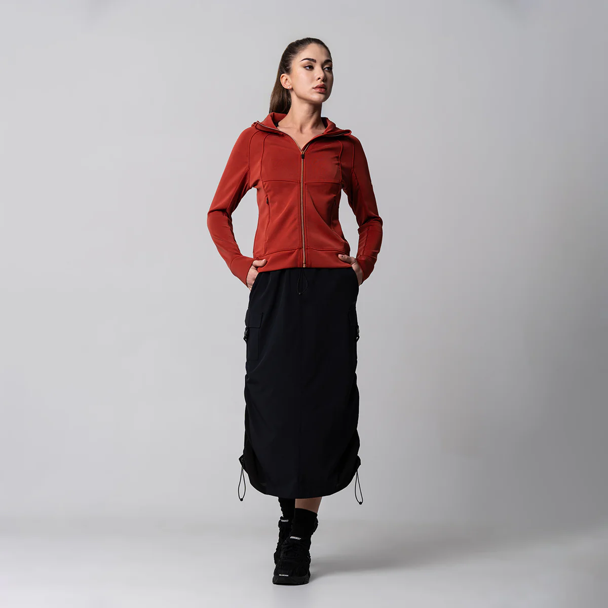 Athleisure Fancy Logo Jacket for Women - Image 12