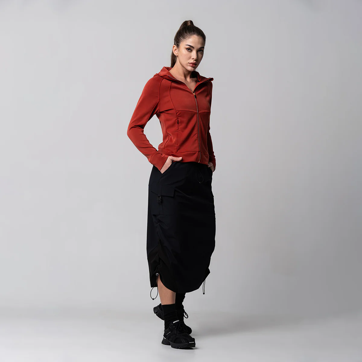 Athleisure Fancy Logo Jacket for Women - Image 13