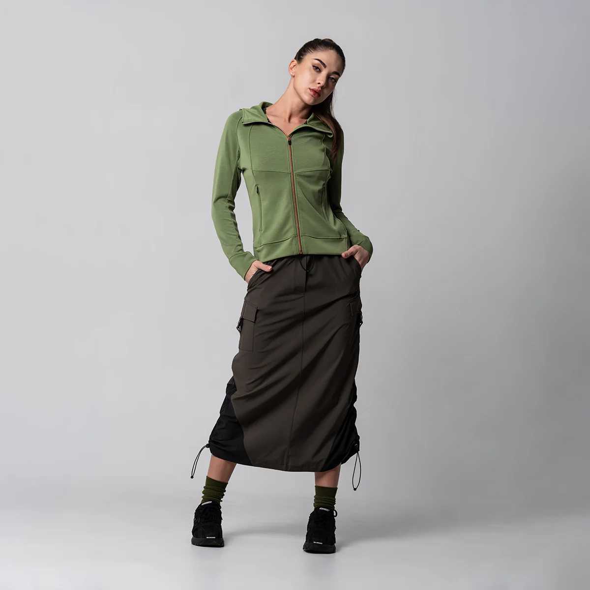 Athleisure Fancy Logo Jacket for Women - Image 2