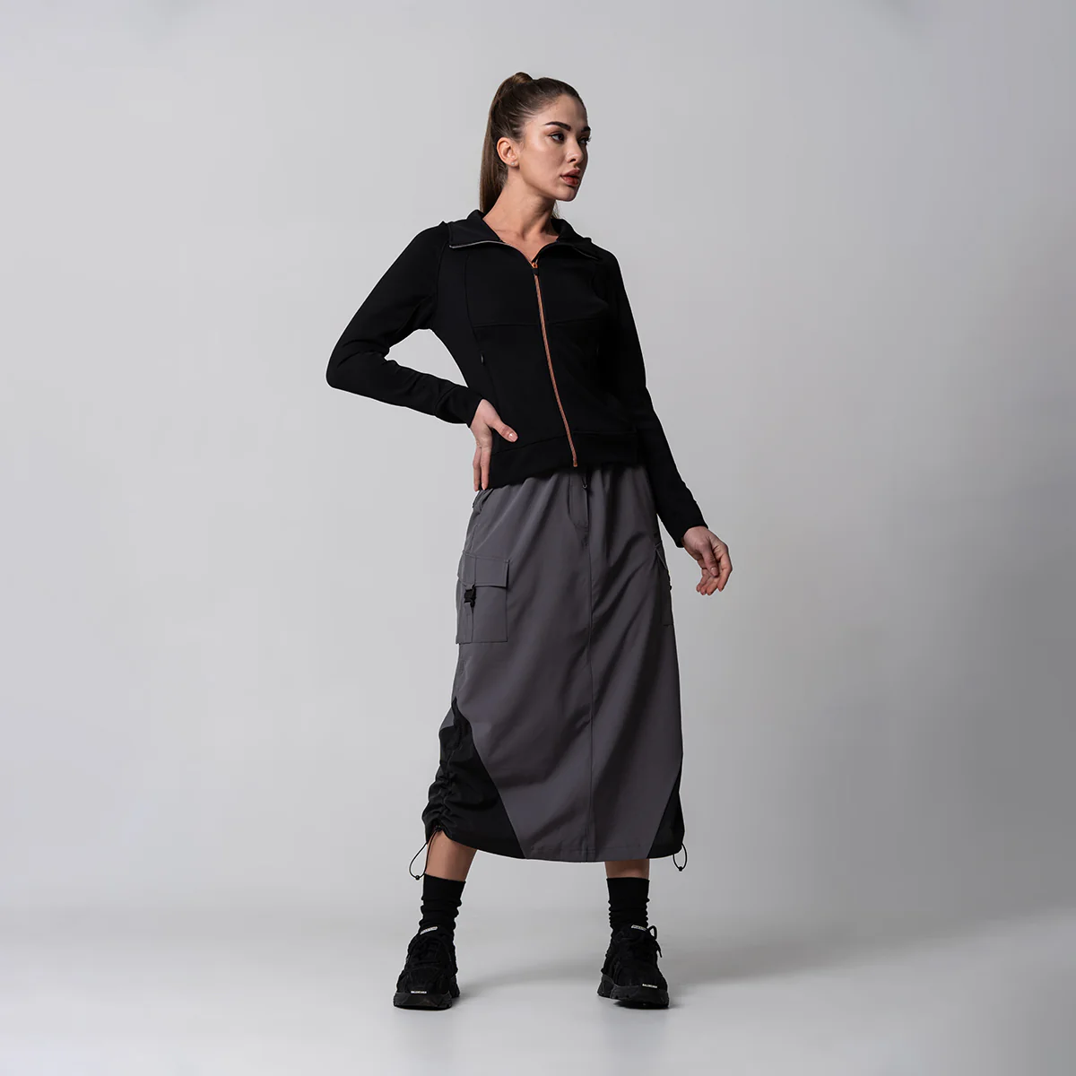 Athleisure Fancy Logo Jacket for Women - Image 22