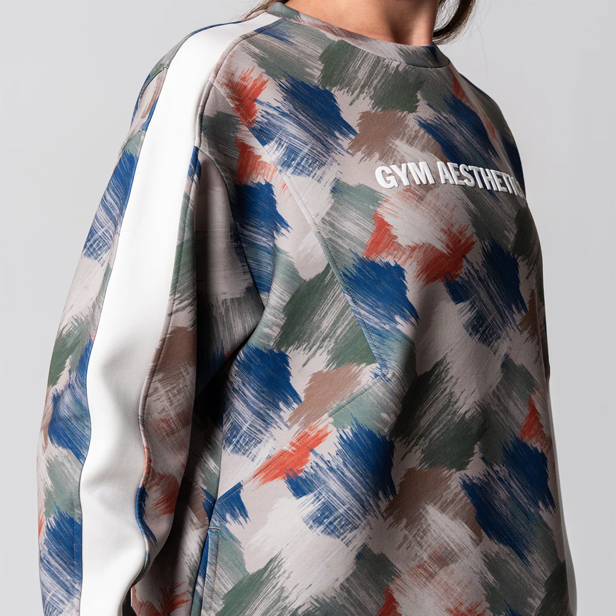 Oversize Everyday Wears Pattern Sweatshirt Tunic for Women - Image 8