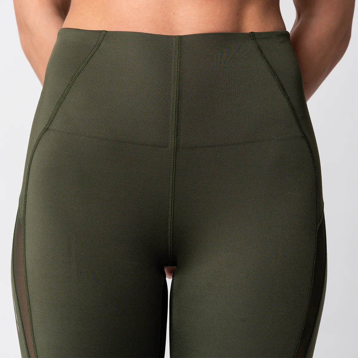 Tummy control Training Mesh Blocking Leggings for Women - Image 7