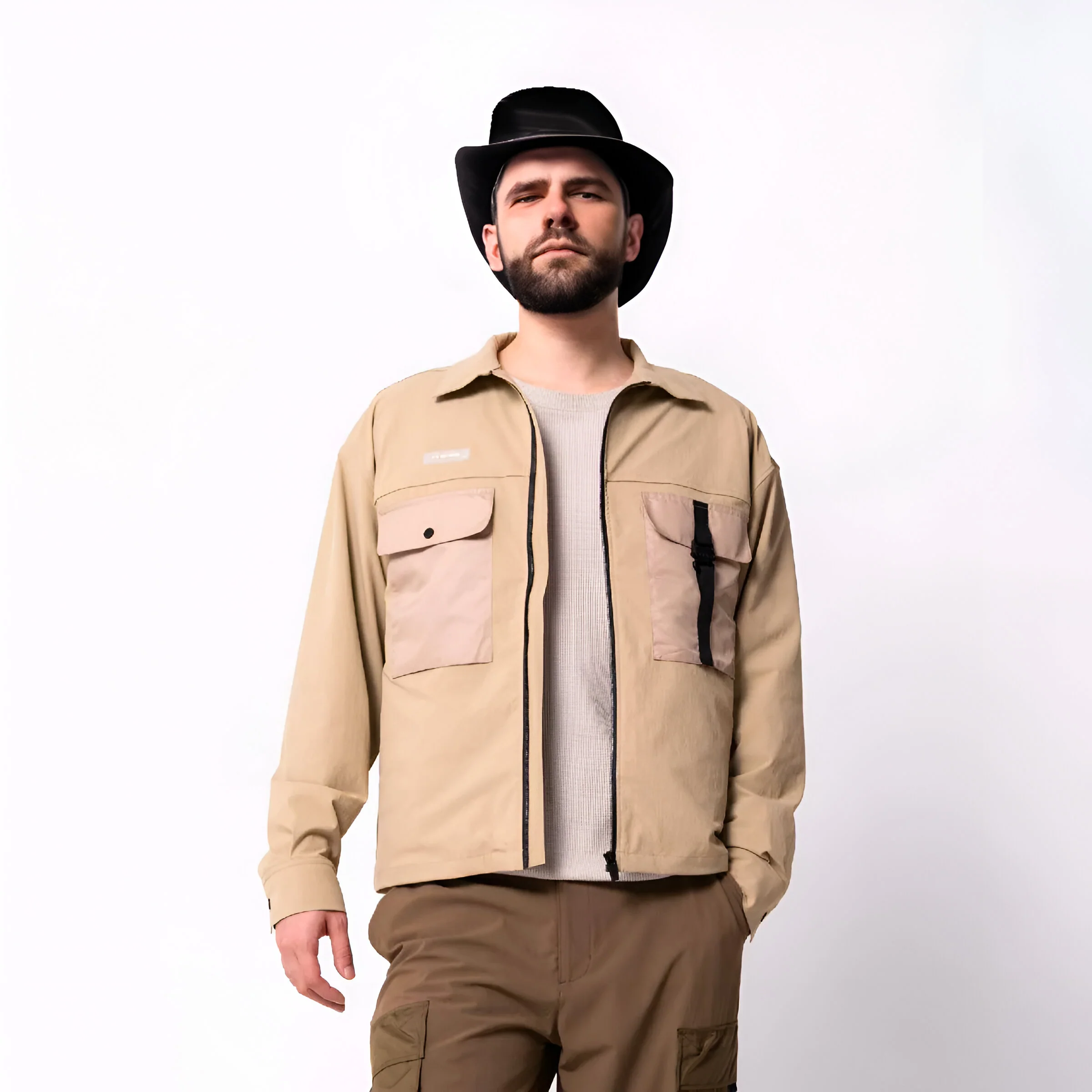 2in1 Functional Trendy Jacket Detachable Vest for Men - Image 11