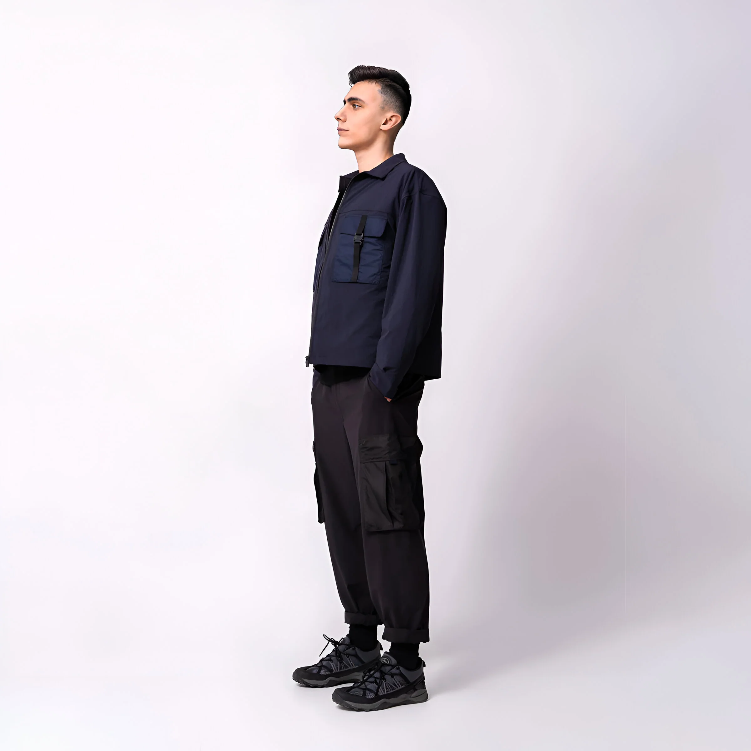 2in1 Functional Trendy Jacket Detachable Vest for Men - Image 24