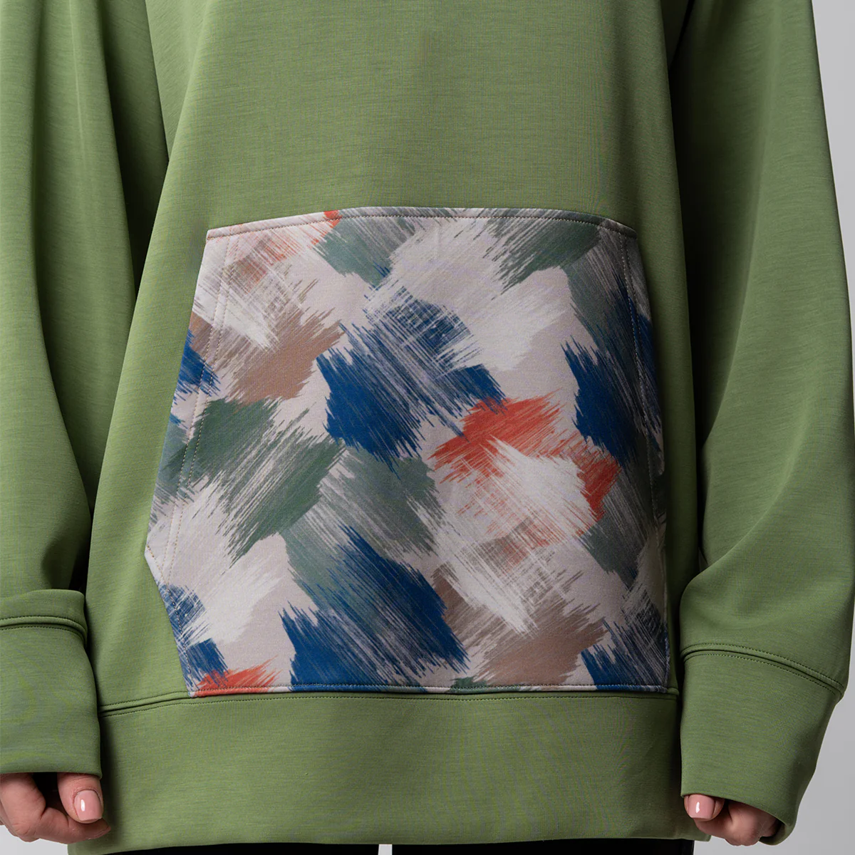 Oversize Everyday Wears flocking print Hoodies Pattern pocket for Unisex - Image 14