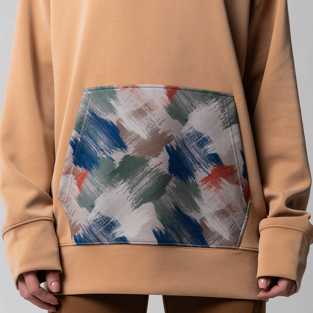 Oversize Everyday Wears flocking print Hoodies Pattern pocket for Unisex - Image 7