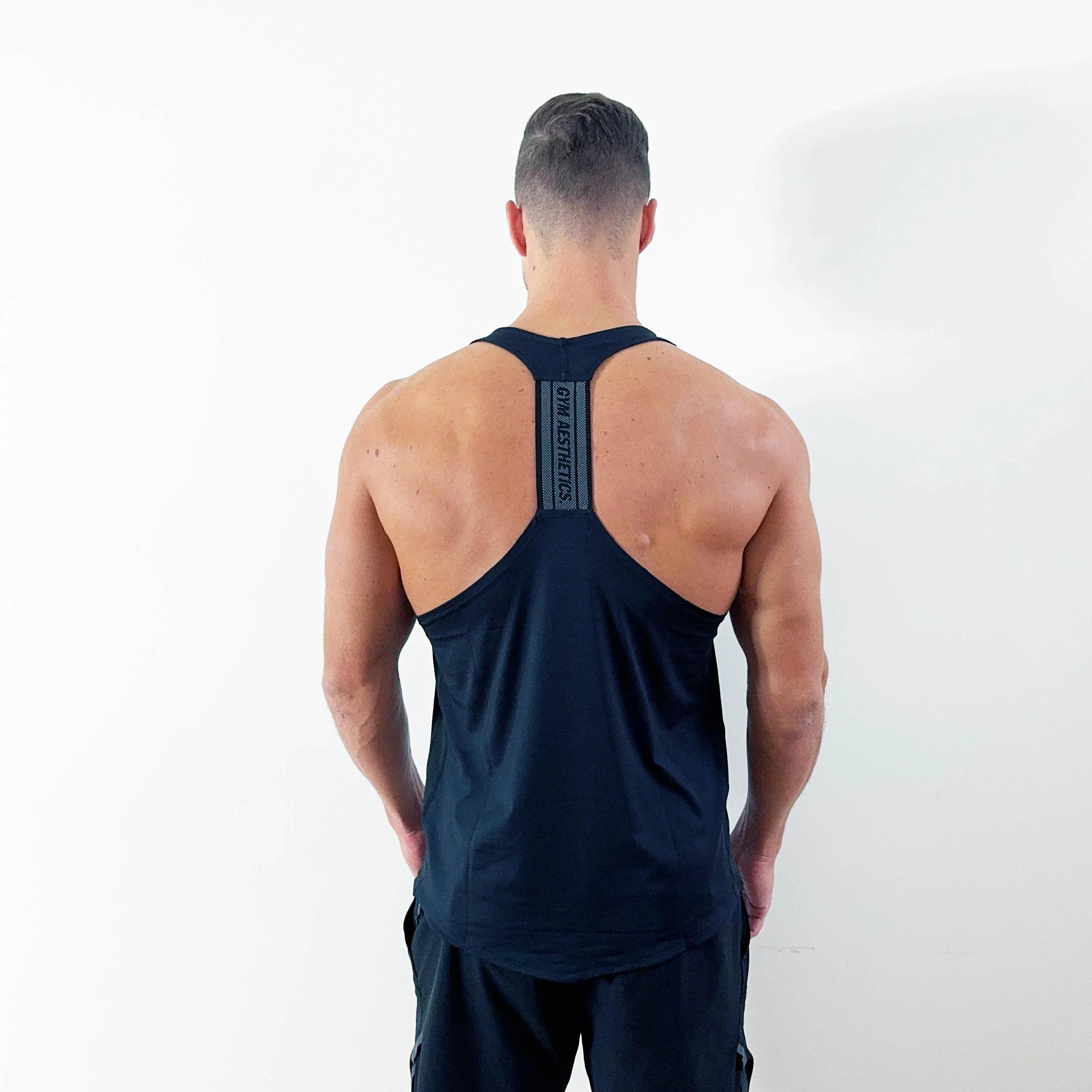GA Tech Body Builder Essential Stringer Y Back for Men - Image 11