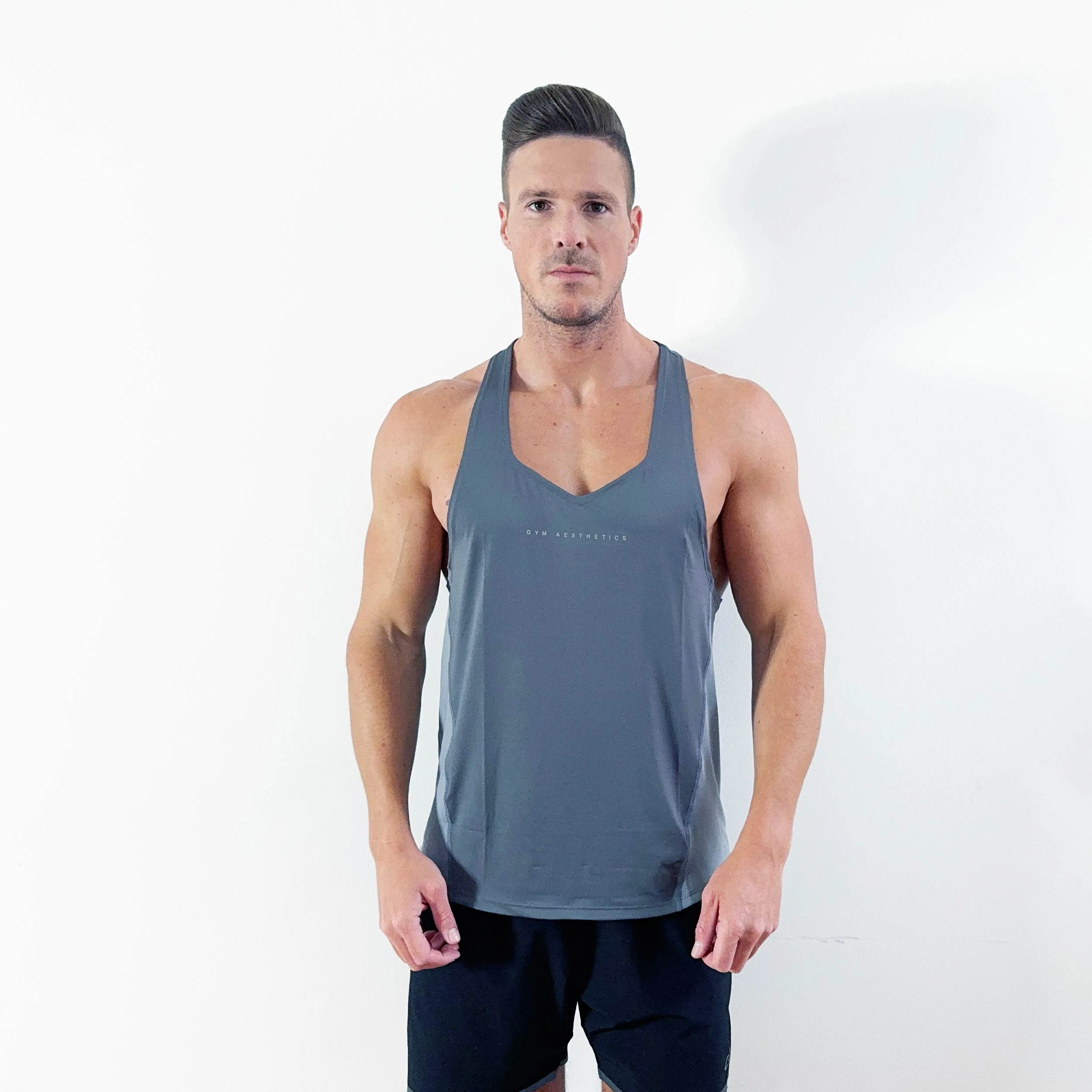 GA Tech Body Builder Essential Stringer Y Back for Men - Image 15