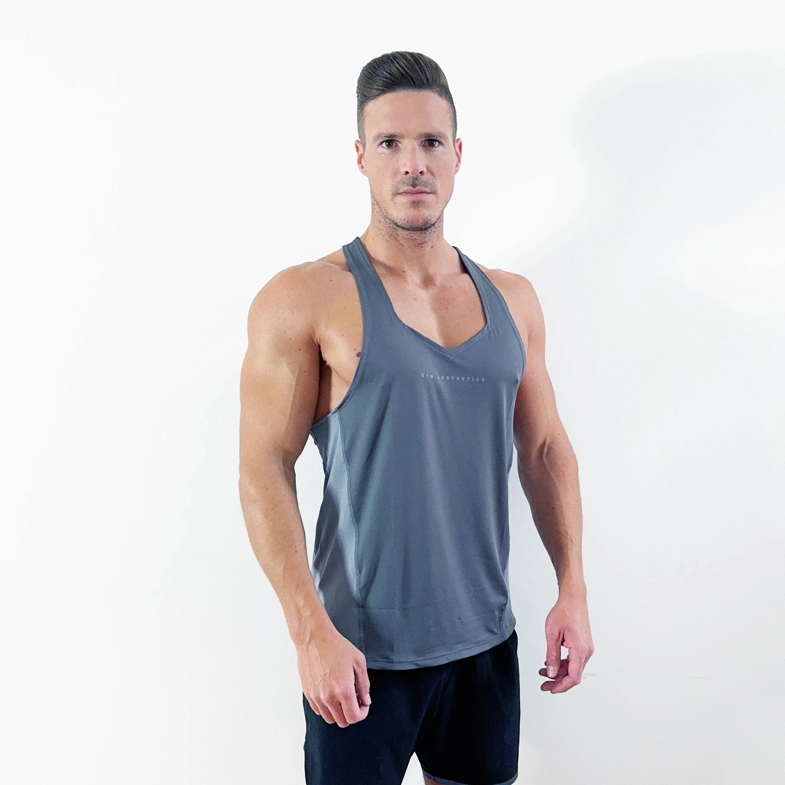 GA Tech Body Builder Essential Stringer Y Back for Men - Image 16