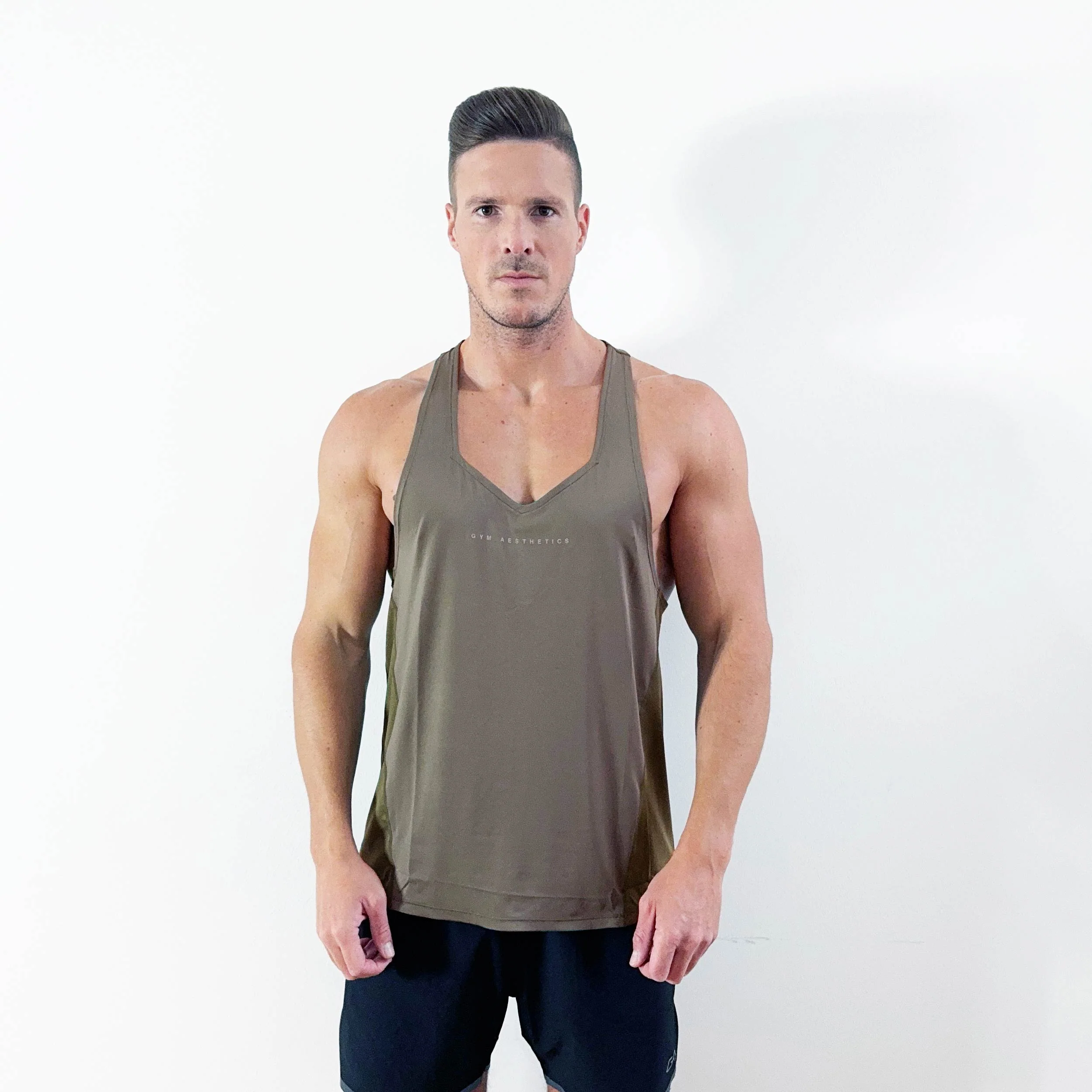 GA Tech Body Builder Essential Stringer Y Back for Men - Image 22
