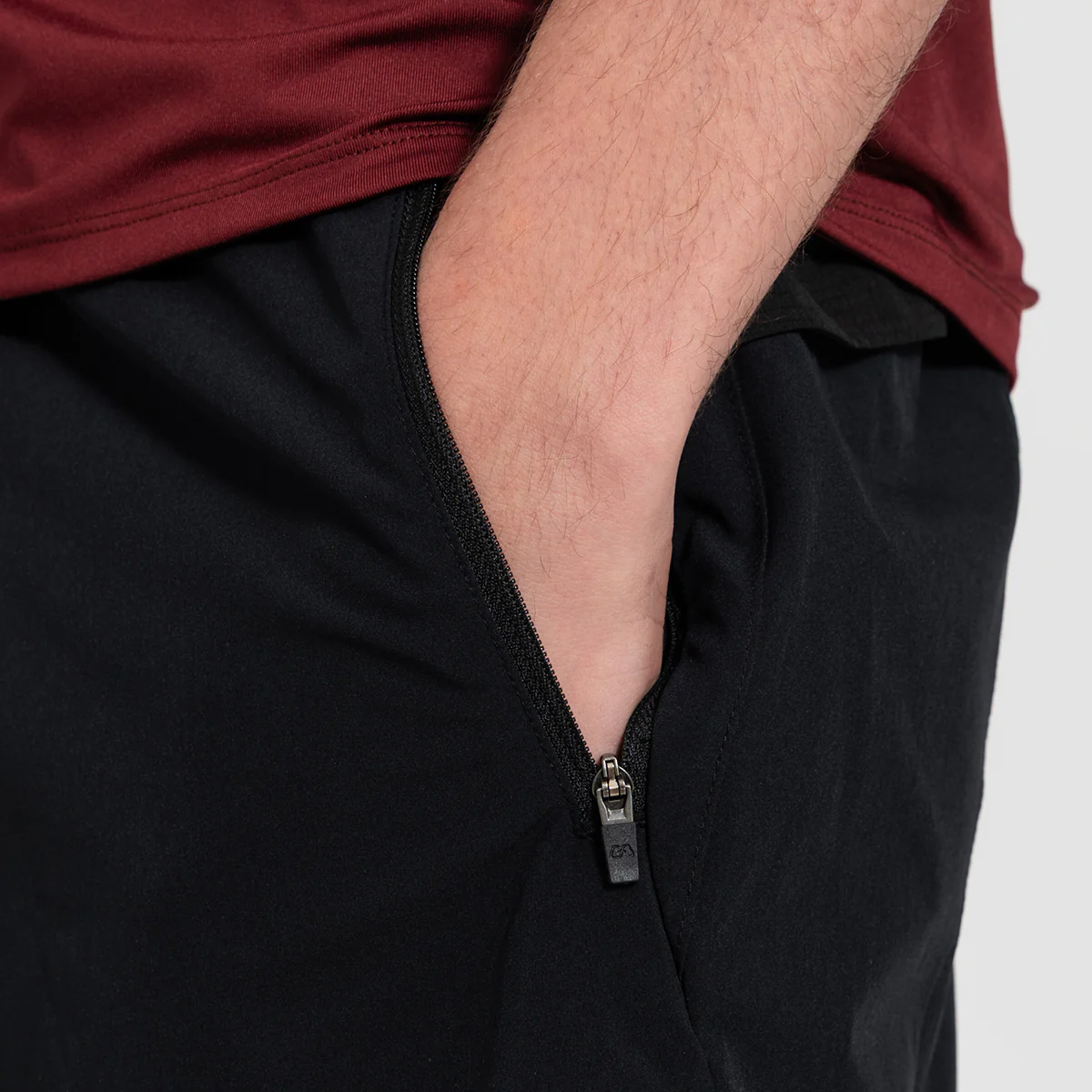 Fabric Blocking Activewear Performance 9 inch Shorts for Men - Image 15