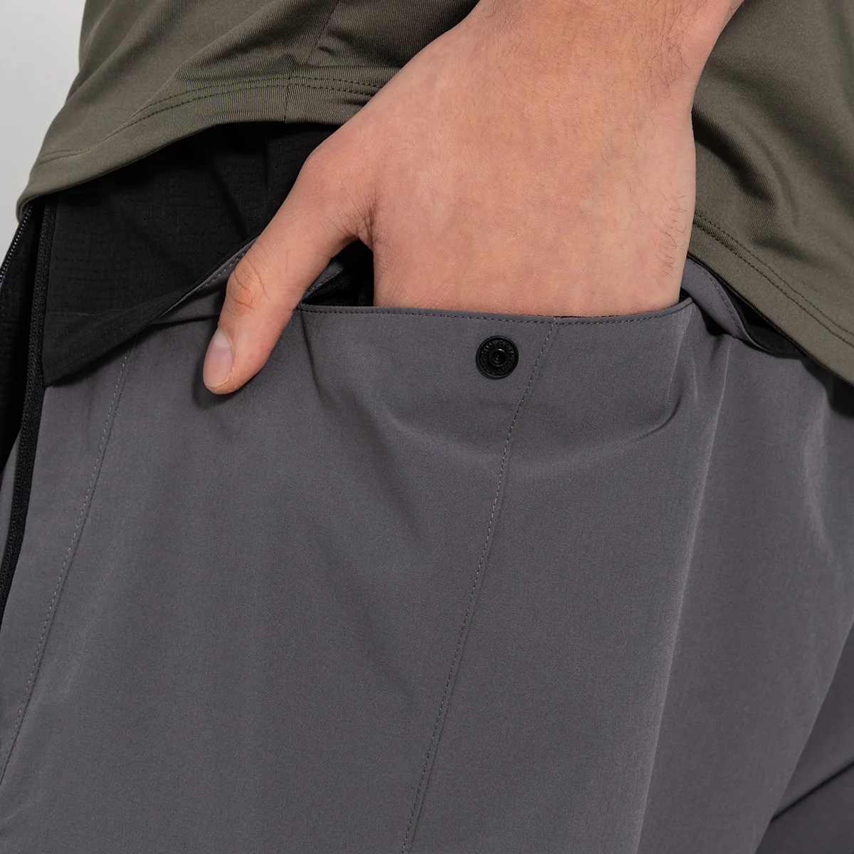 Fabric Blocking Activewear Performance 9 inch Shorts for Men - Image 30