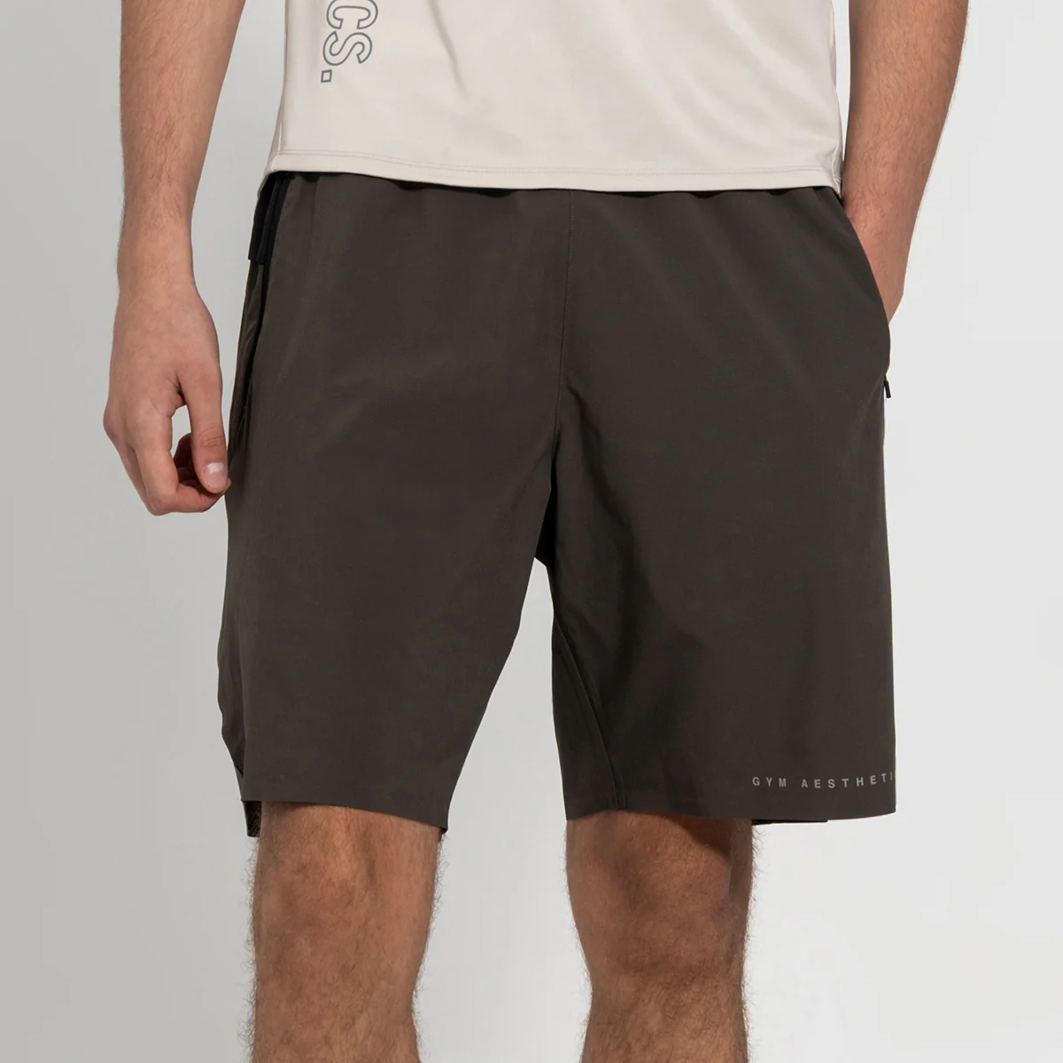 Fabric Blocking Activewear Performance 9 inch Shorts for Men - Image 31