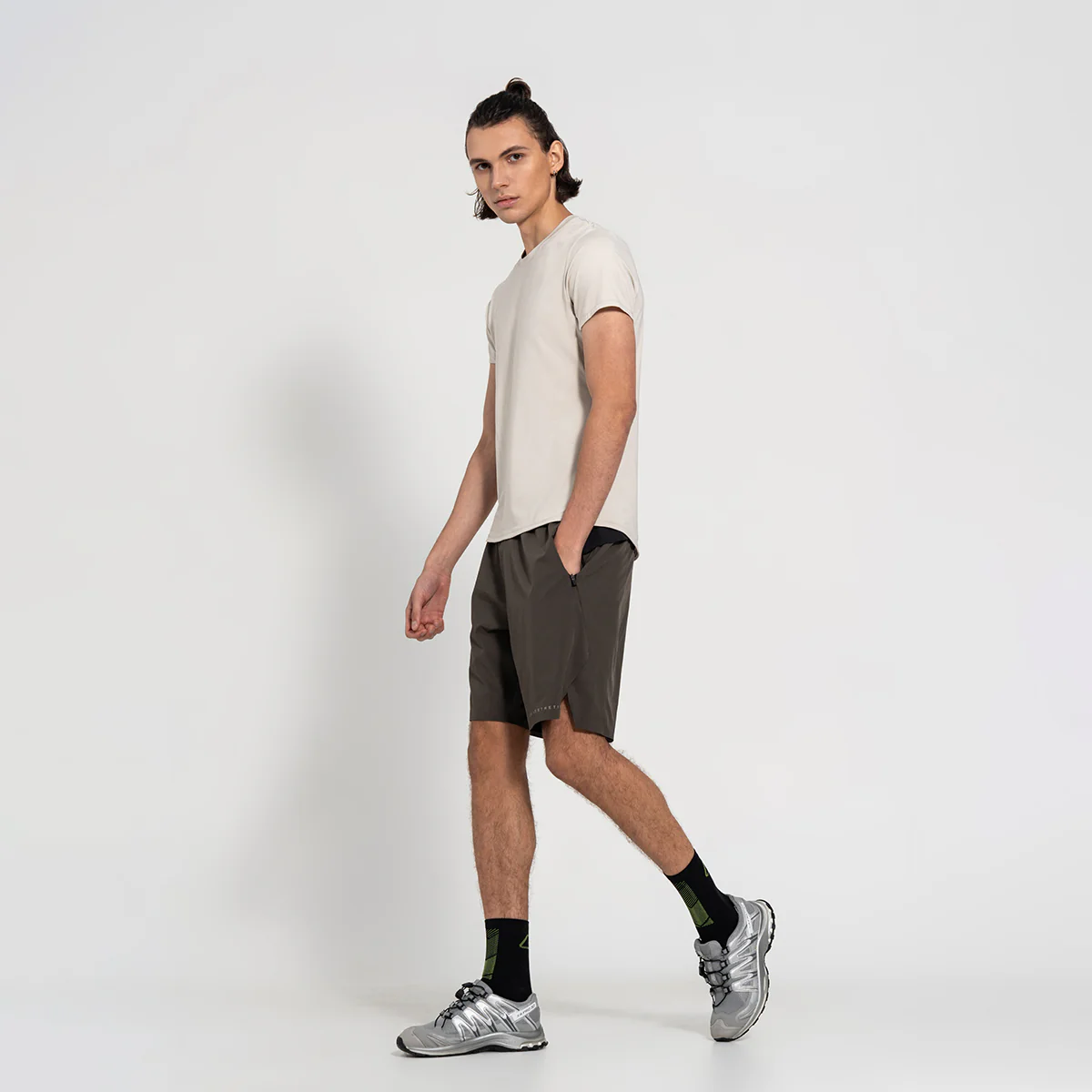 Fabric Blocking Activewear Performance 9 inch Shorts for Men - Image 33