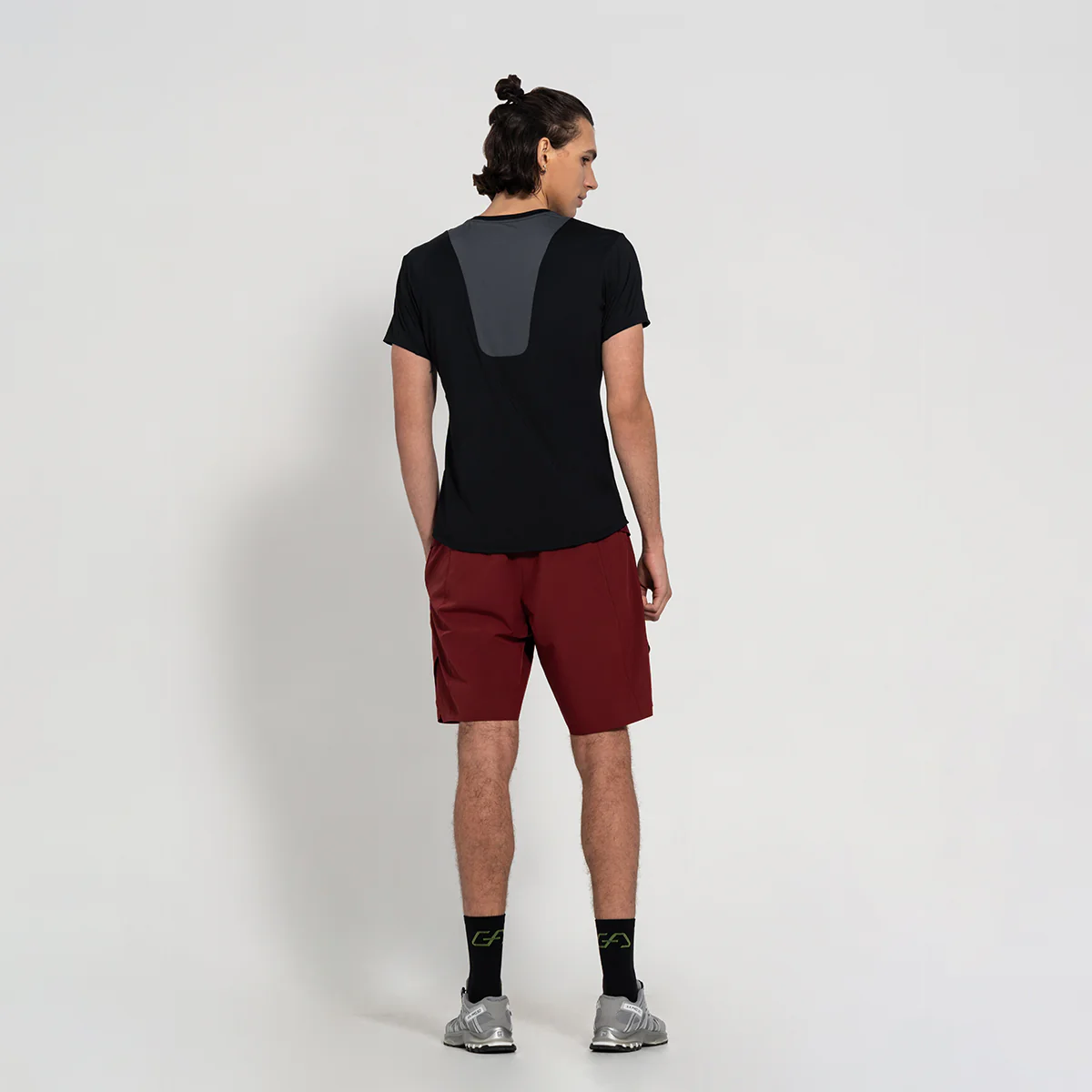 Fabric Blocking Activewear Performance 9 inch Shorts for Men - Image 44