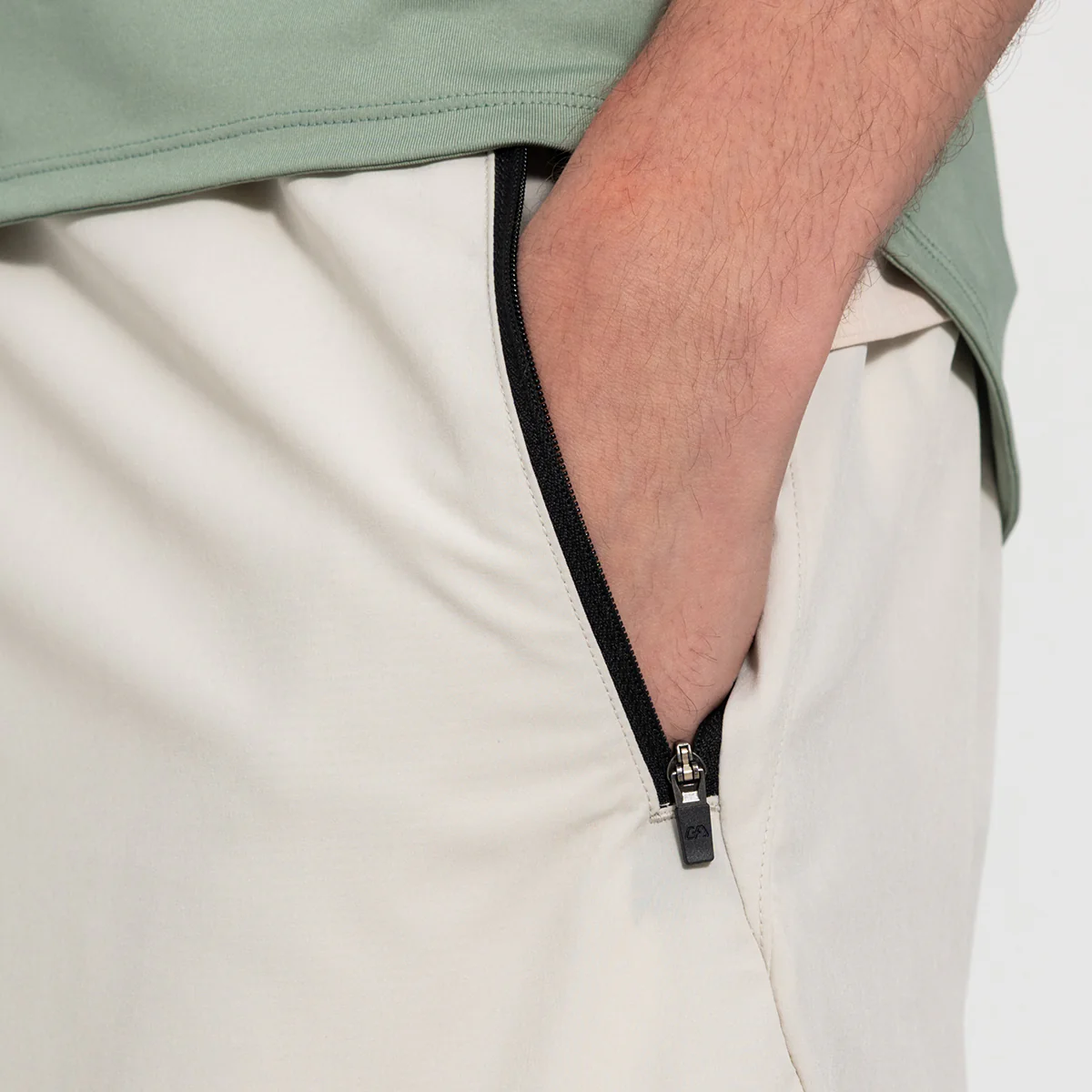 Fabric Blocking Activewear Performance 9 inch Shorts for Men - Image 5