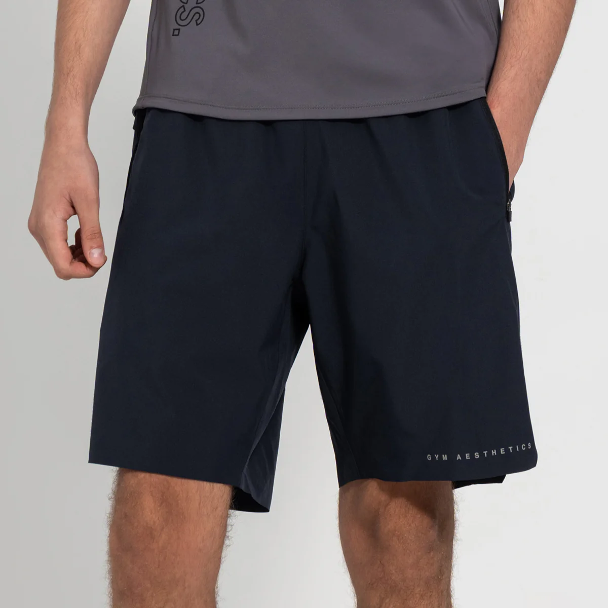 Fabric Blocking Activewear Performance 9 inch Shorts for Men - Image 51