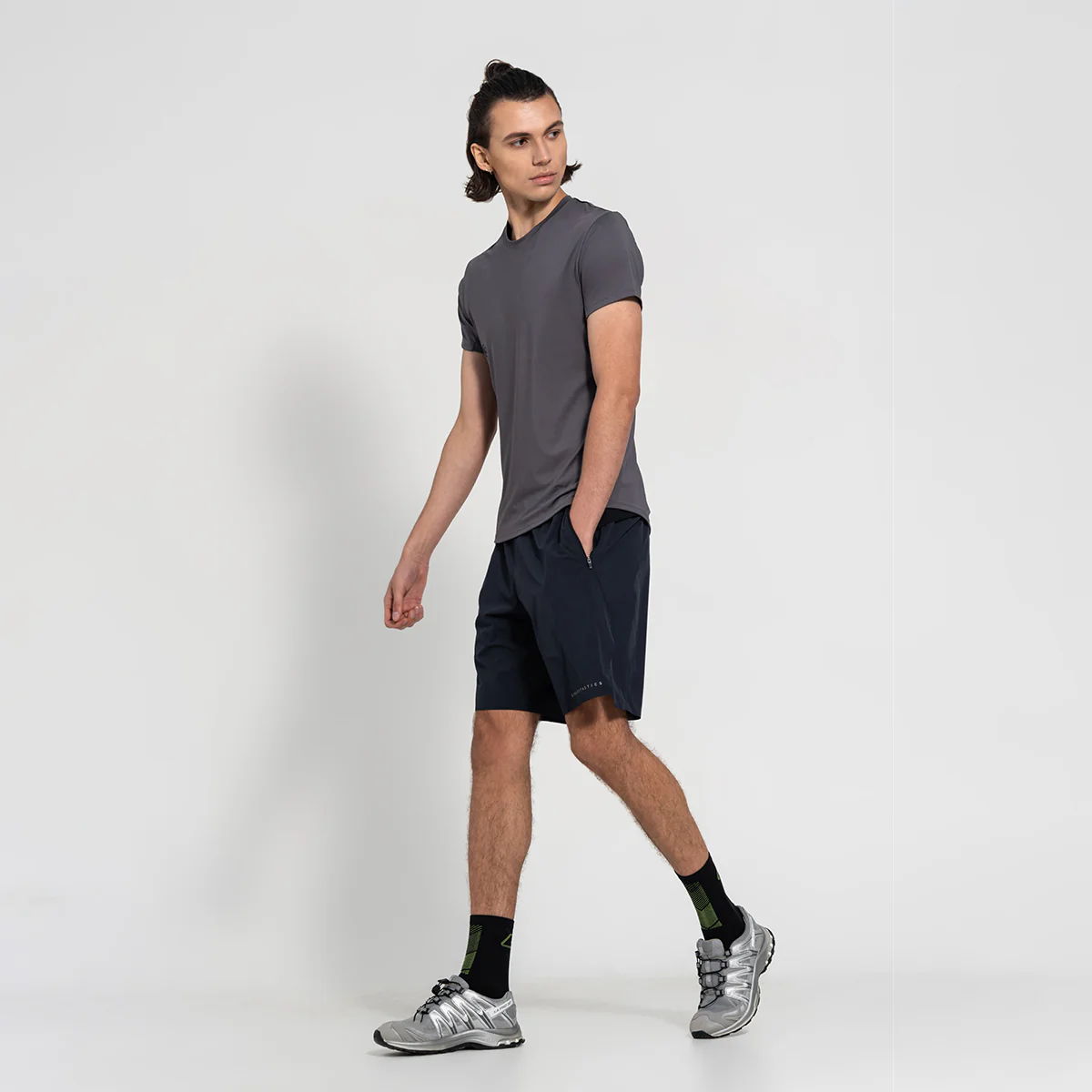 Fabric Blocking Activewear Performance 9 inch Shorts for Men - Image 53