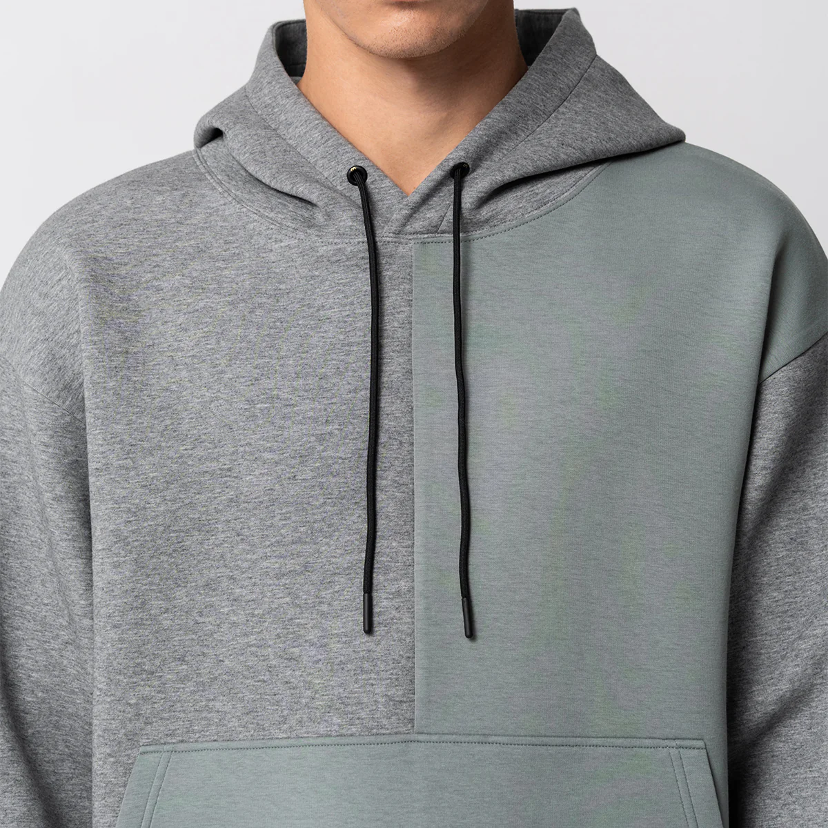 Oversize Everyday Wears Color Blocking Hoodies for Men - Image 17