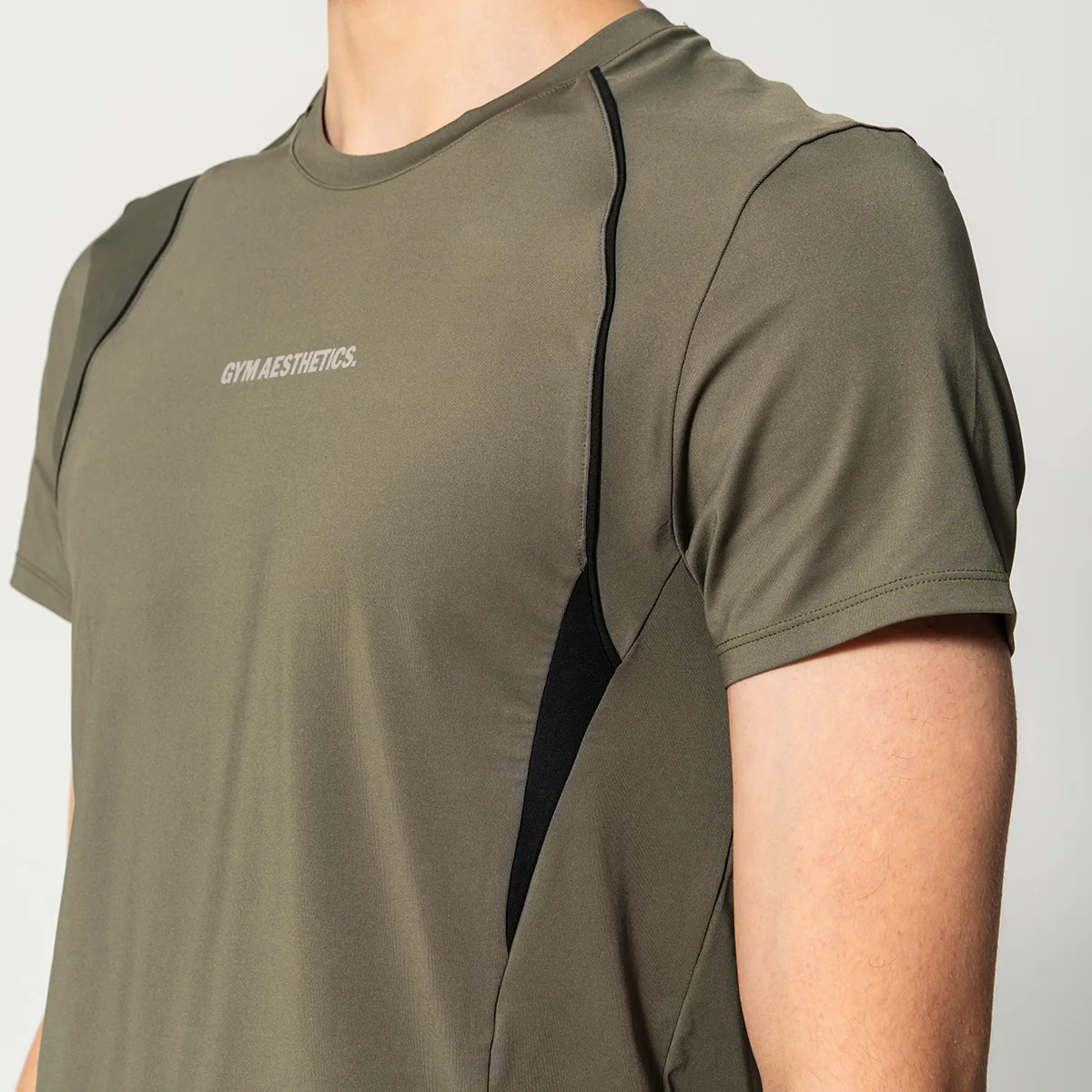 GA Tech Activewear Performance Breathable Mesh Blocking T Shirt for Men - Image 11